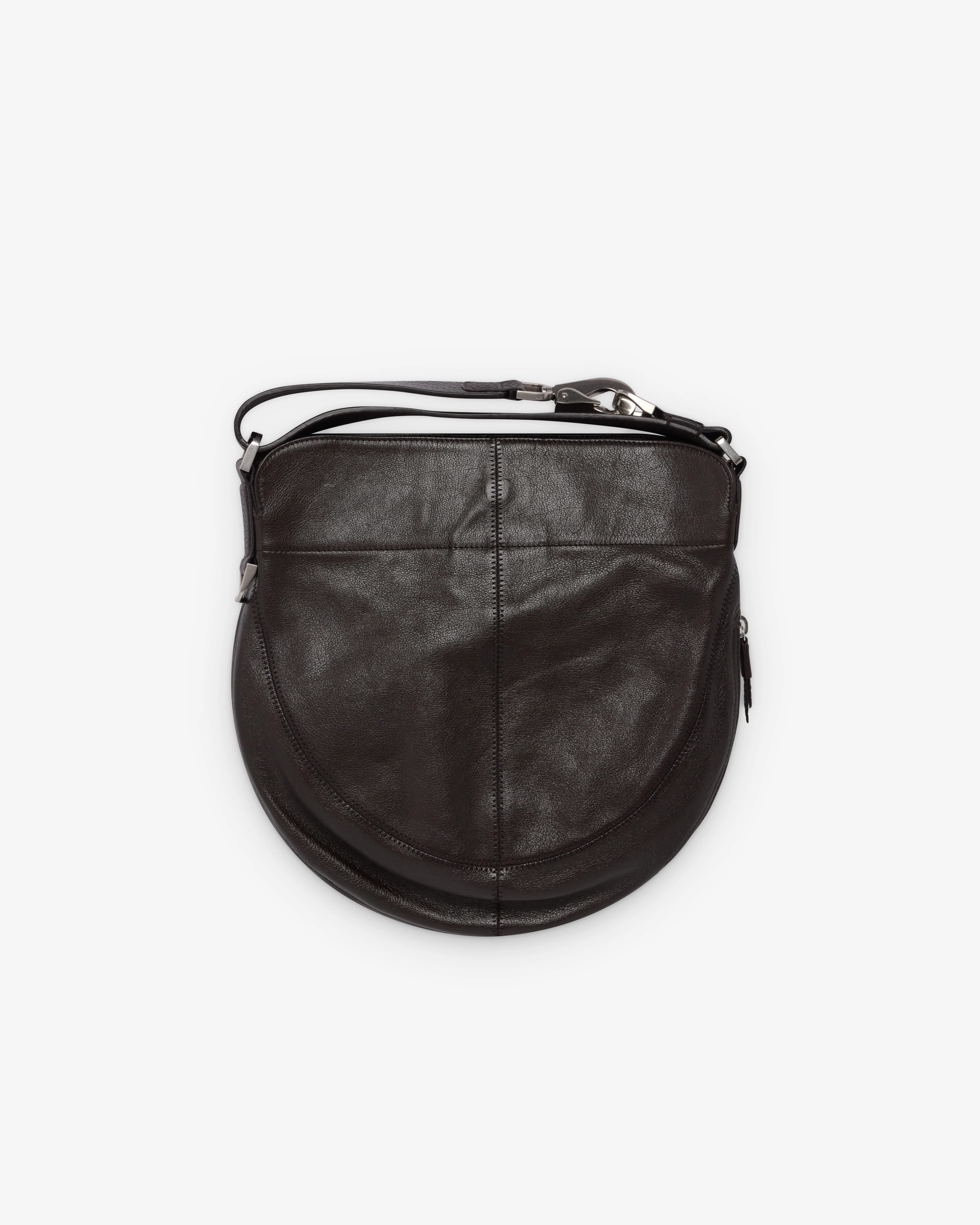 Lemaire - Women's Hobo Quiver Clip Bag - (Dark Chocolate) - Image 2