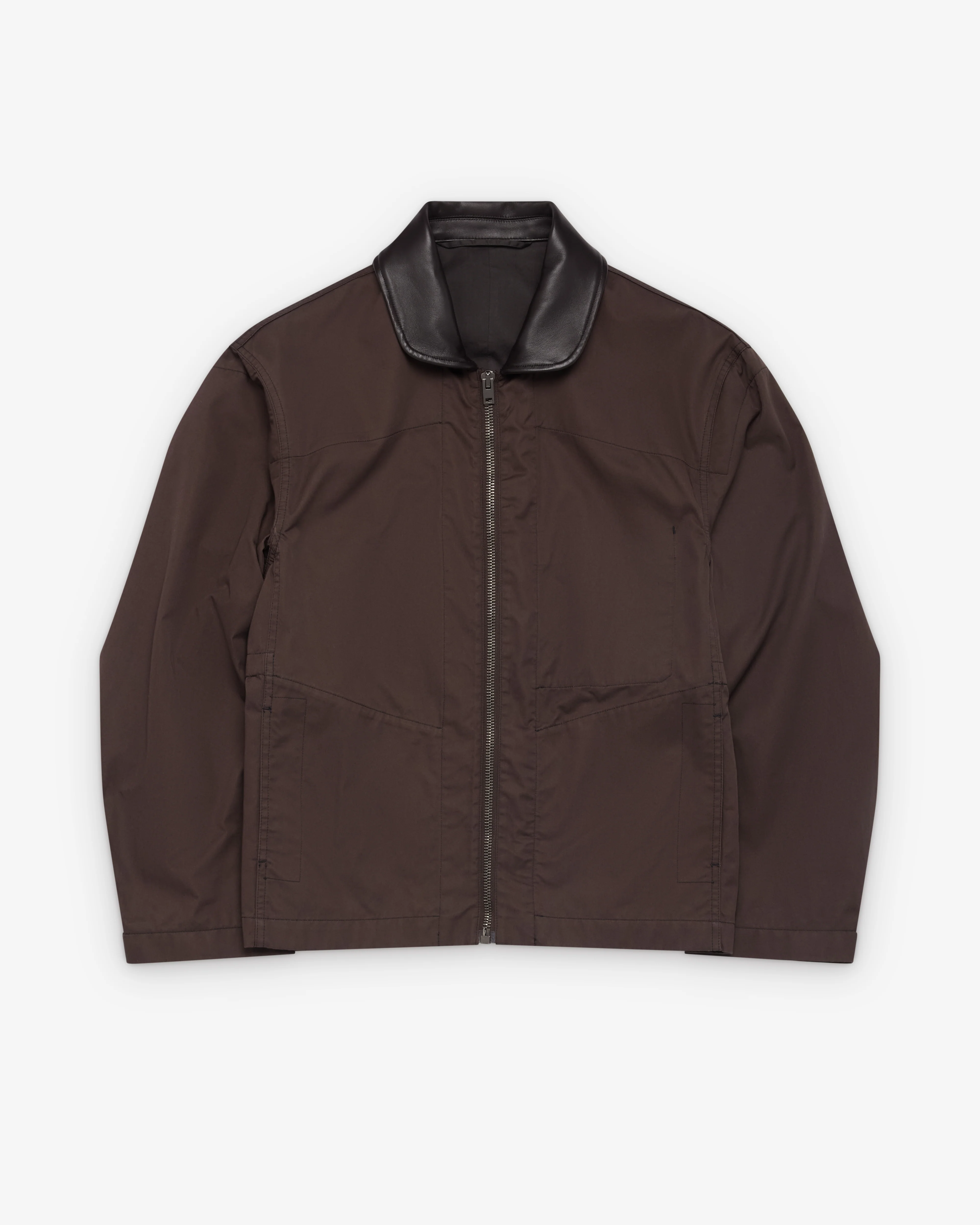 Lemaire - Women's Leather Collar Blouson - (Brown)