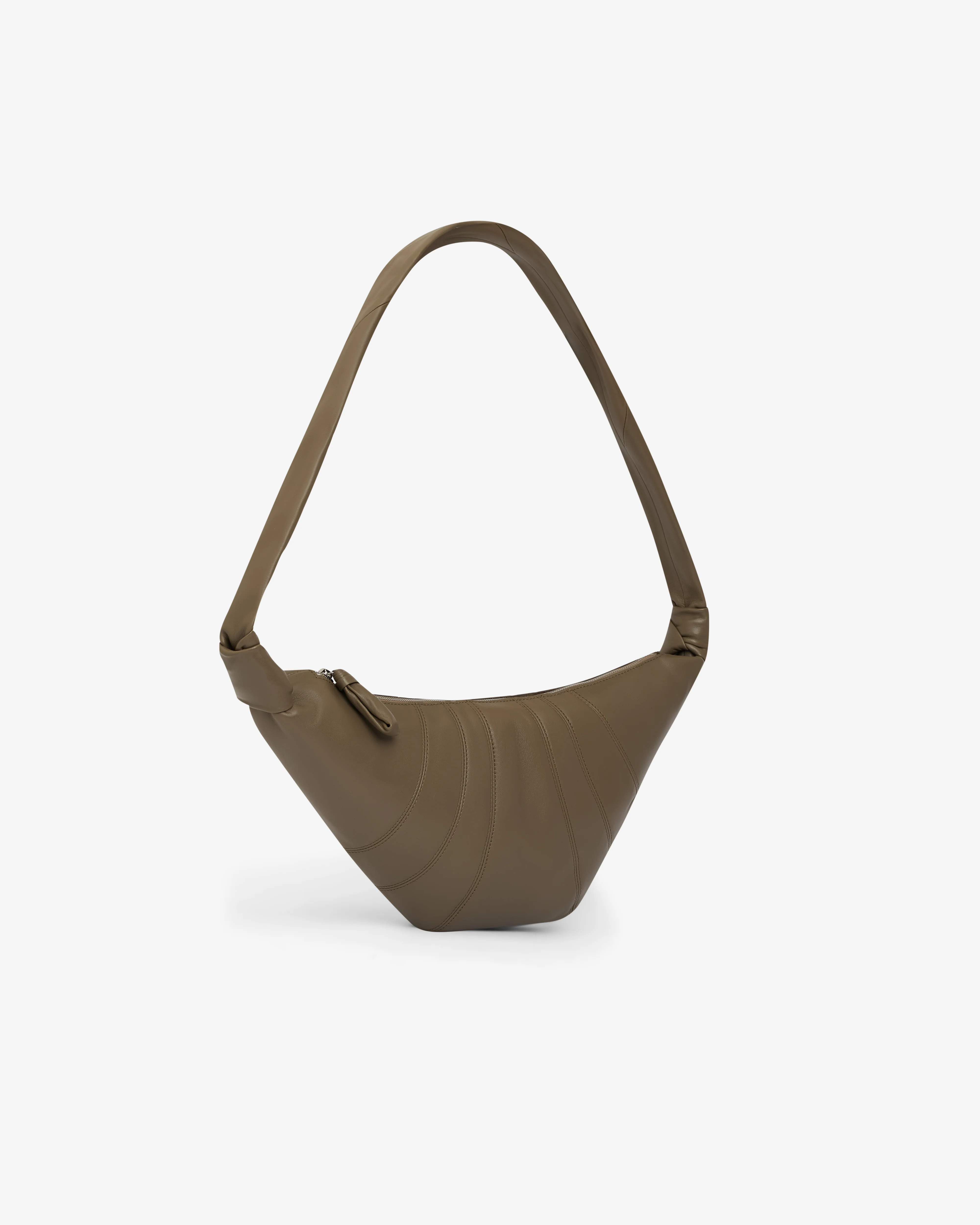 Lemaire - Women's Medium Croissant Bag - (Dark Khaki) - Image 2