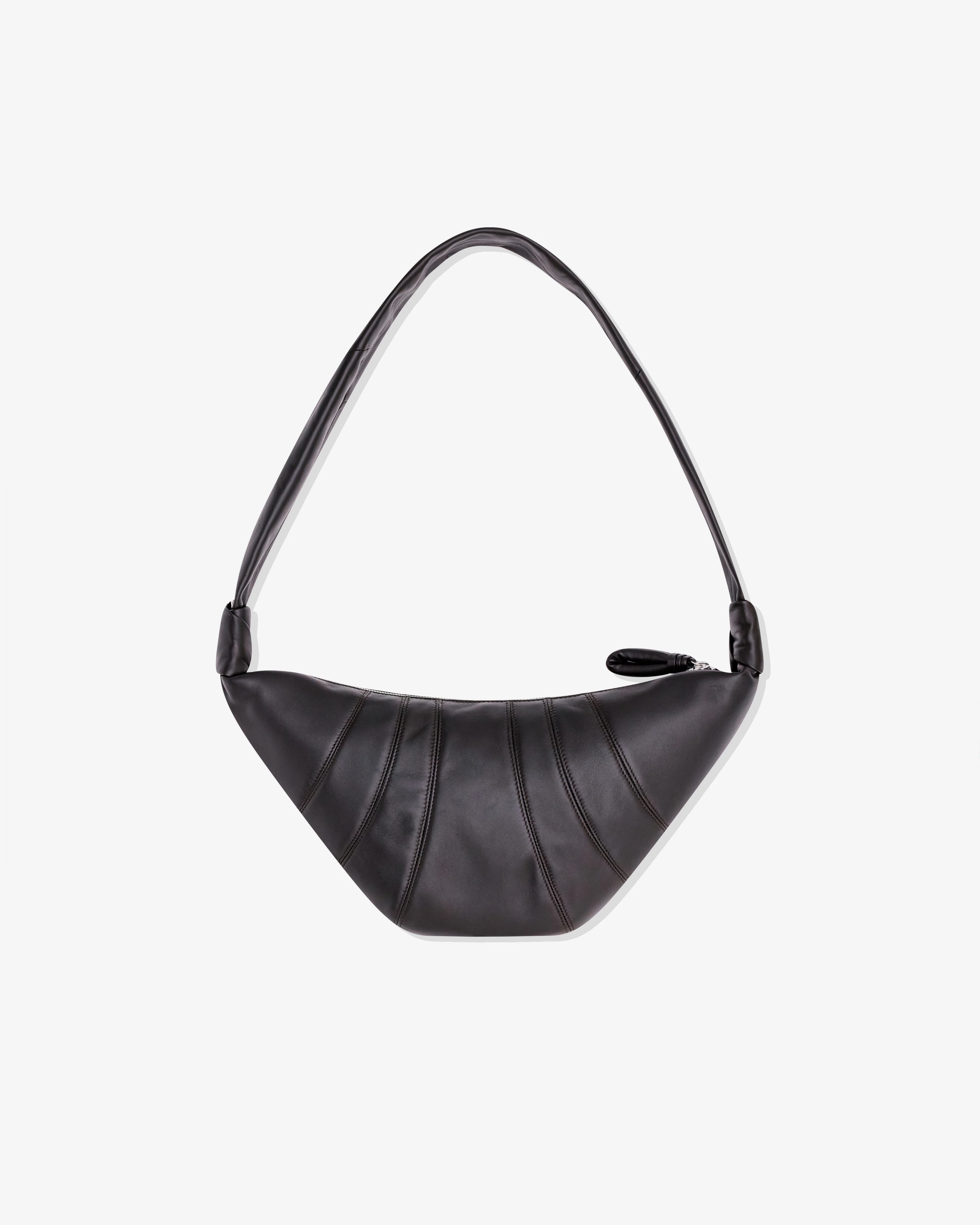 Lemaire - Women’s Pearls Medium Croissant Bag - (Dark Brown)