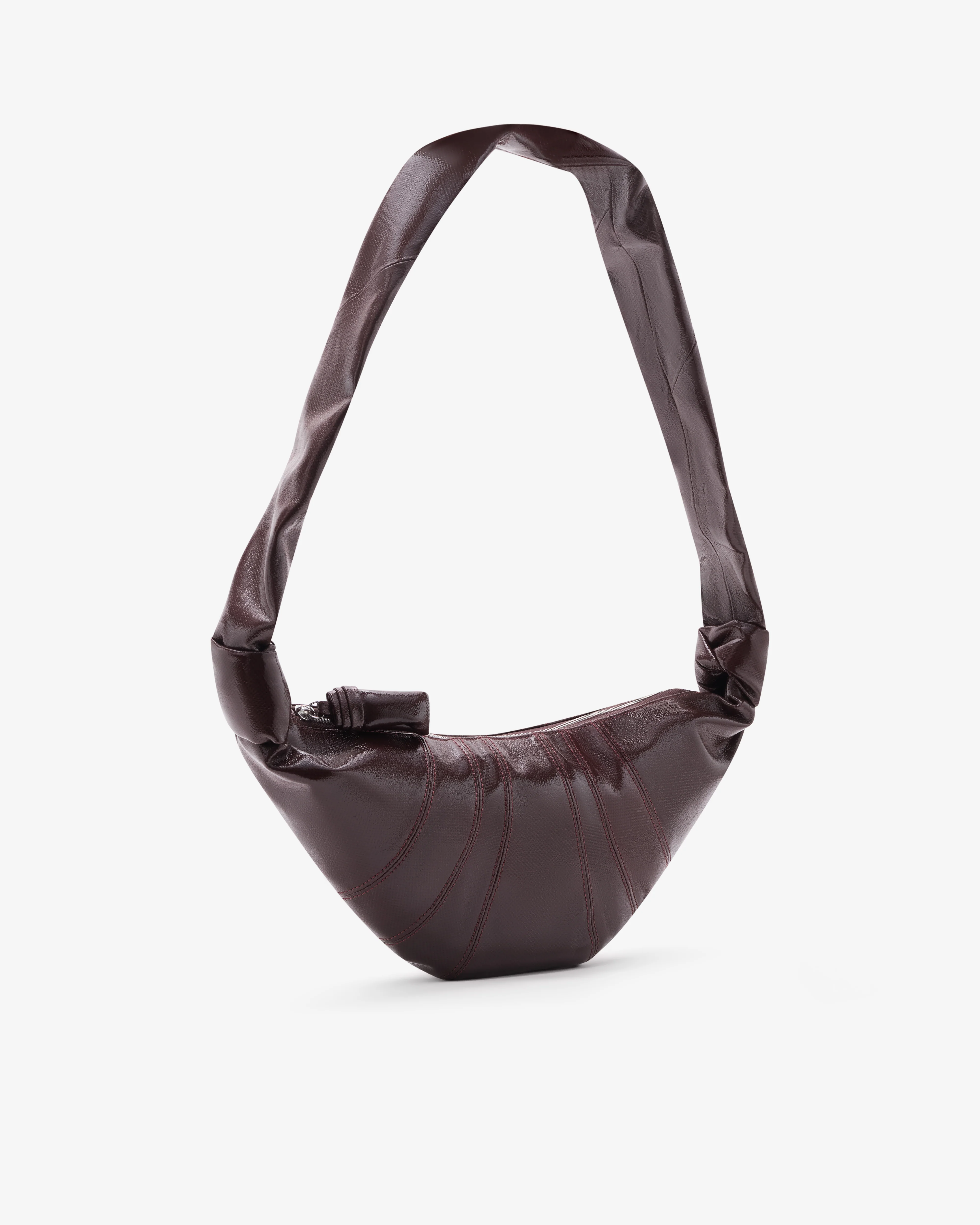 Lemaire - Women's Small Croissant Bag - (Chocolate Fondant) - Image 3