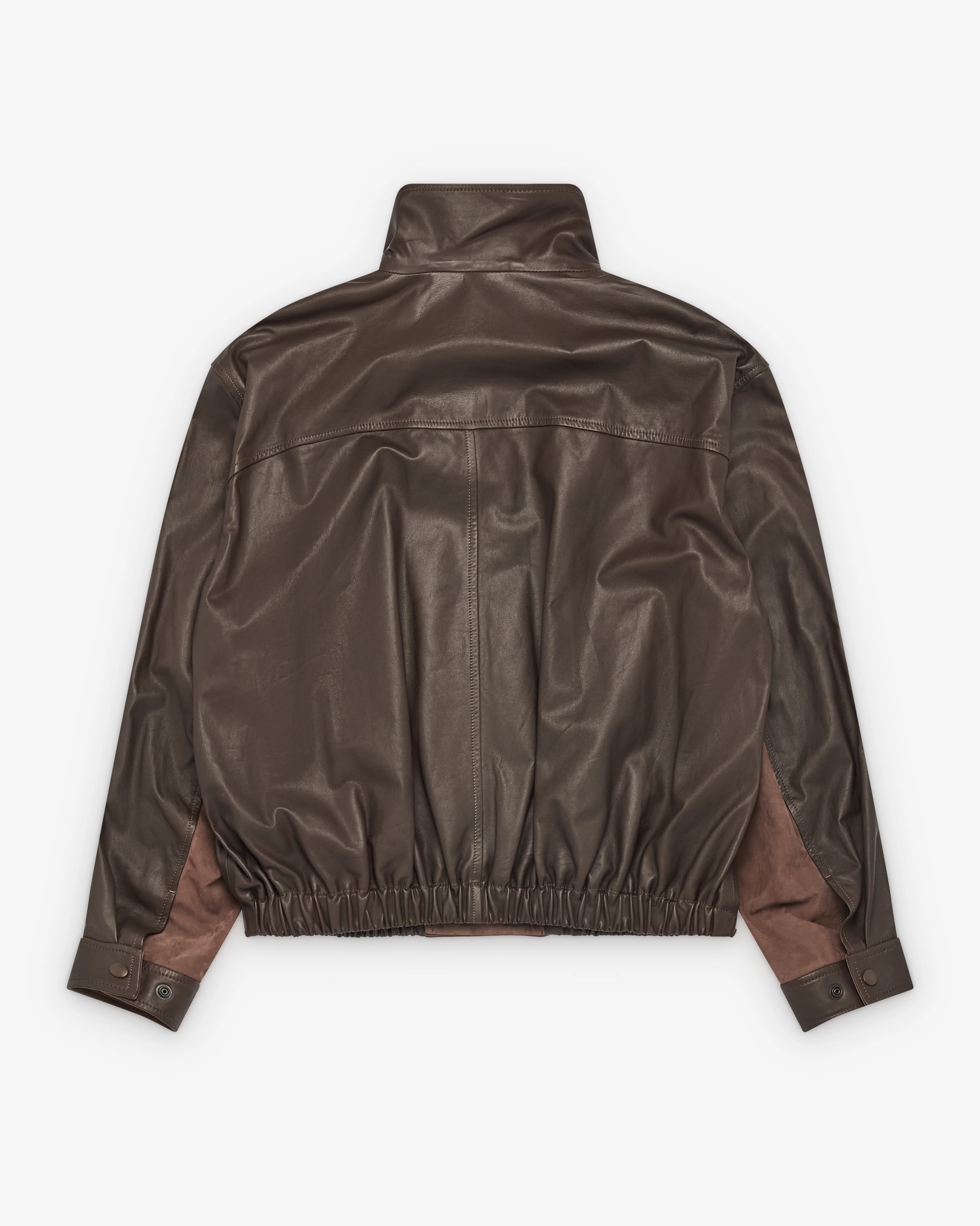 Lemaire - Women's Soft Leather Blouson - (Chocolate) - Image 2