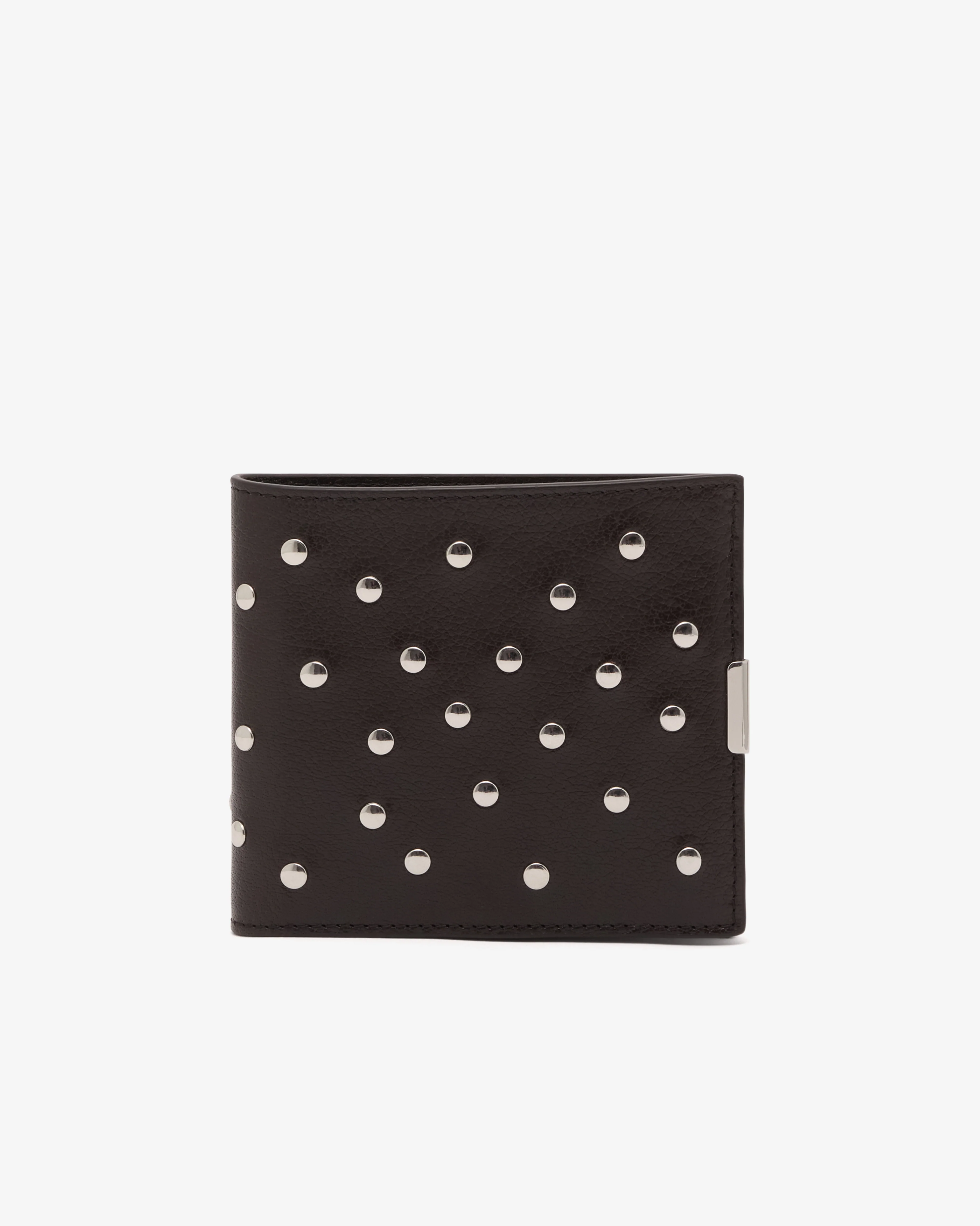 Lemaire - Women's Soft Tab Studs Dots Bifold - (Dark Chocolate)