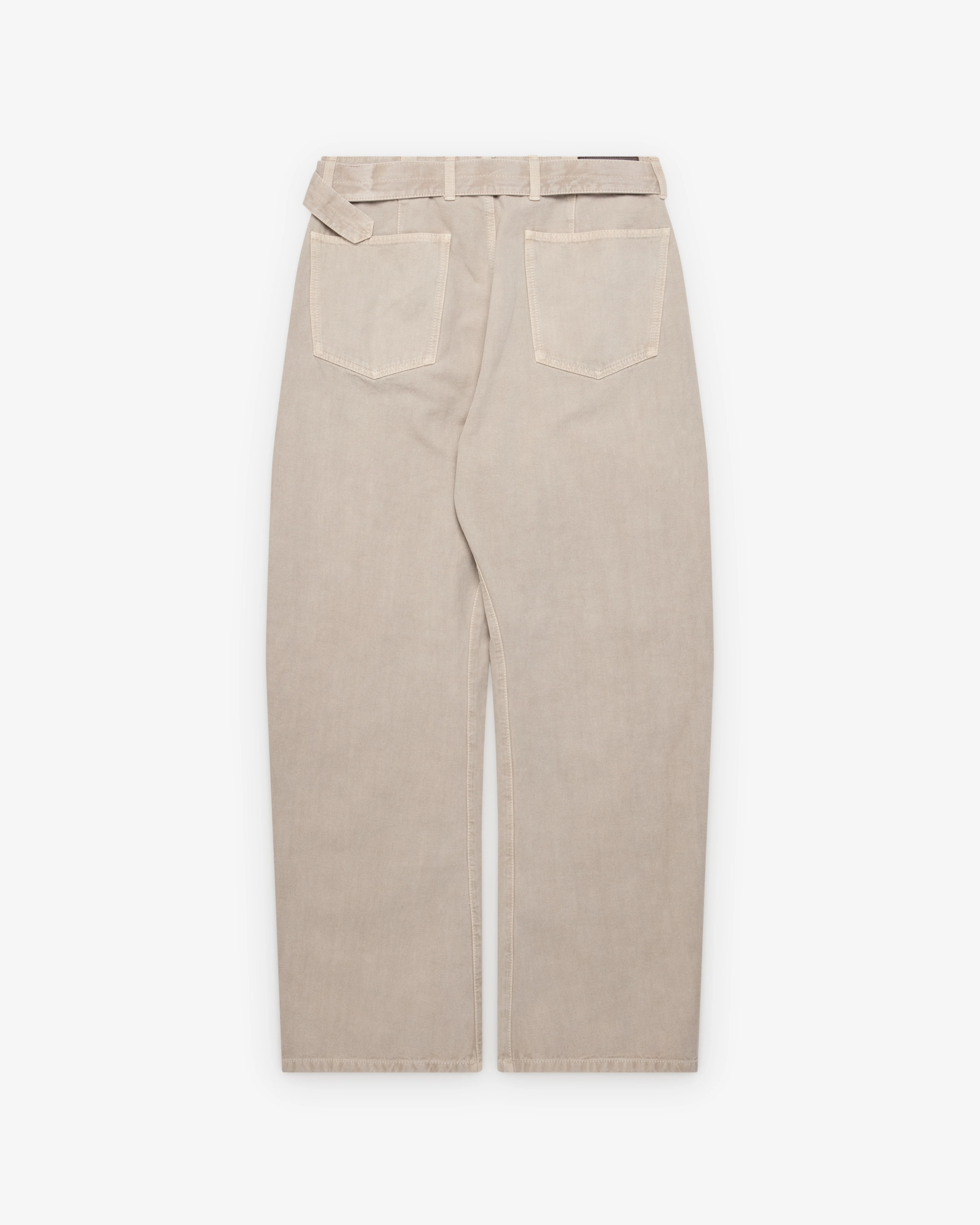 Lemaire - Women's Twisted Belted Pants - (Moonstone) - Image 2