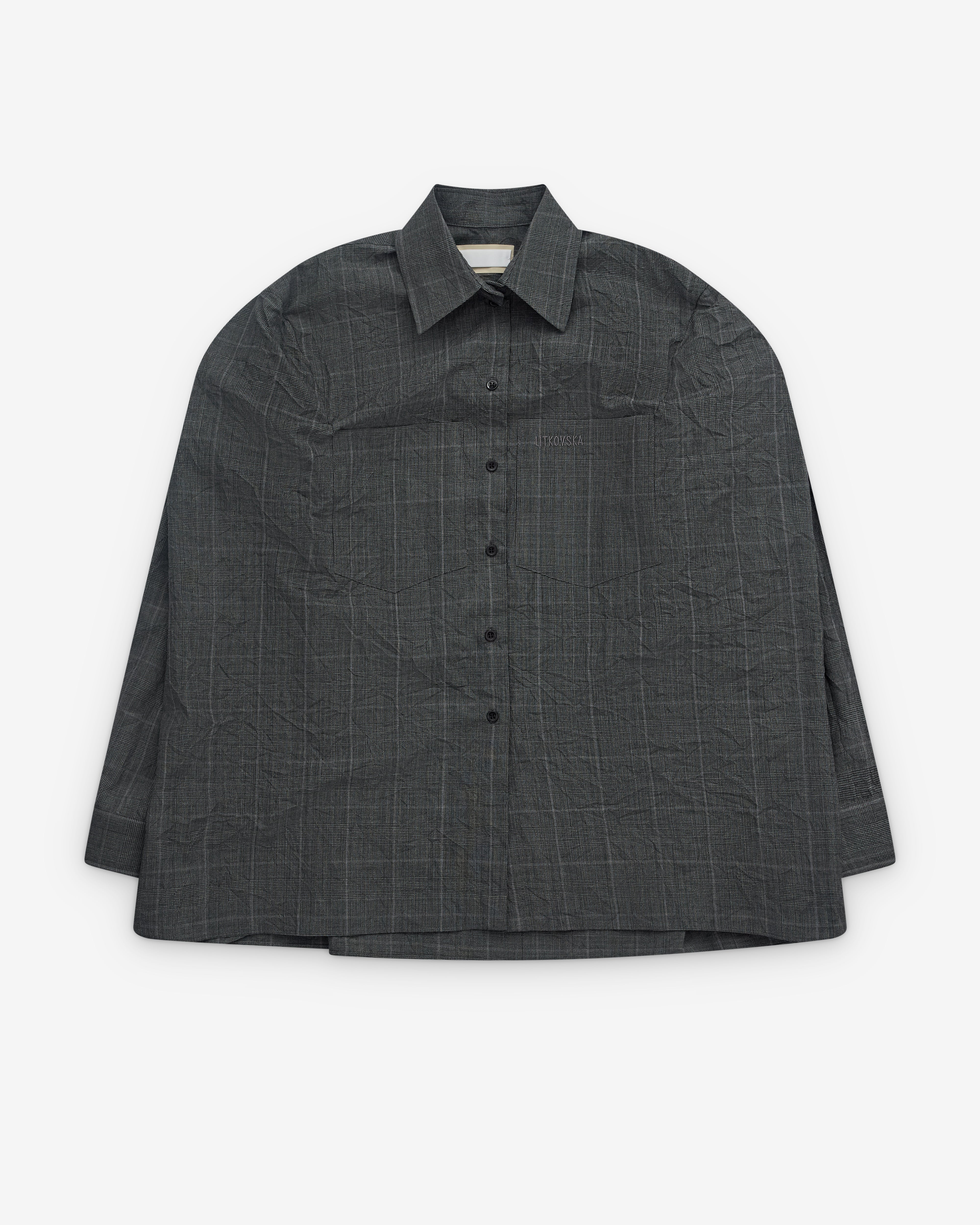 Litkovska - Women's Destructed Capelet Shirt - (Grey)