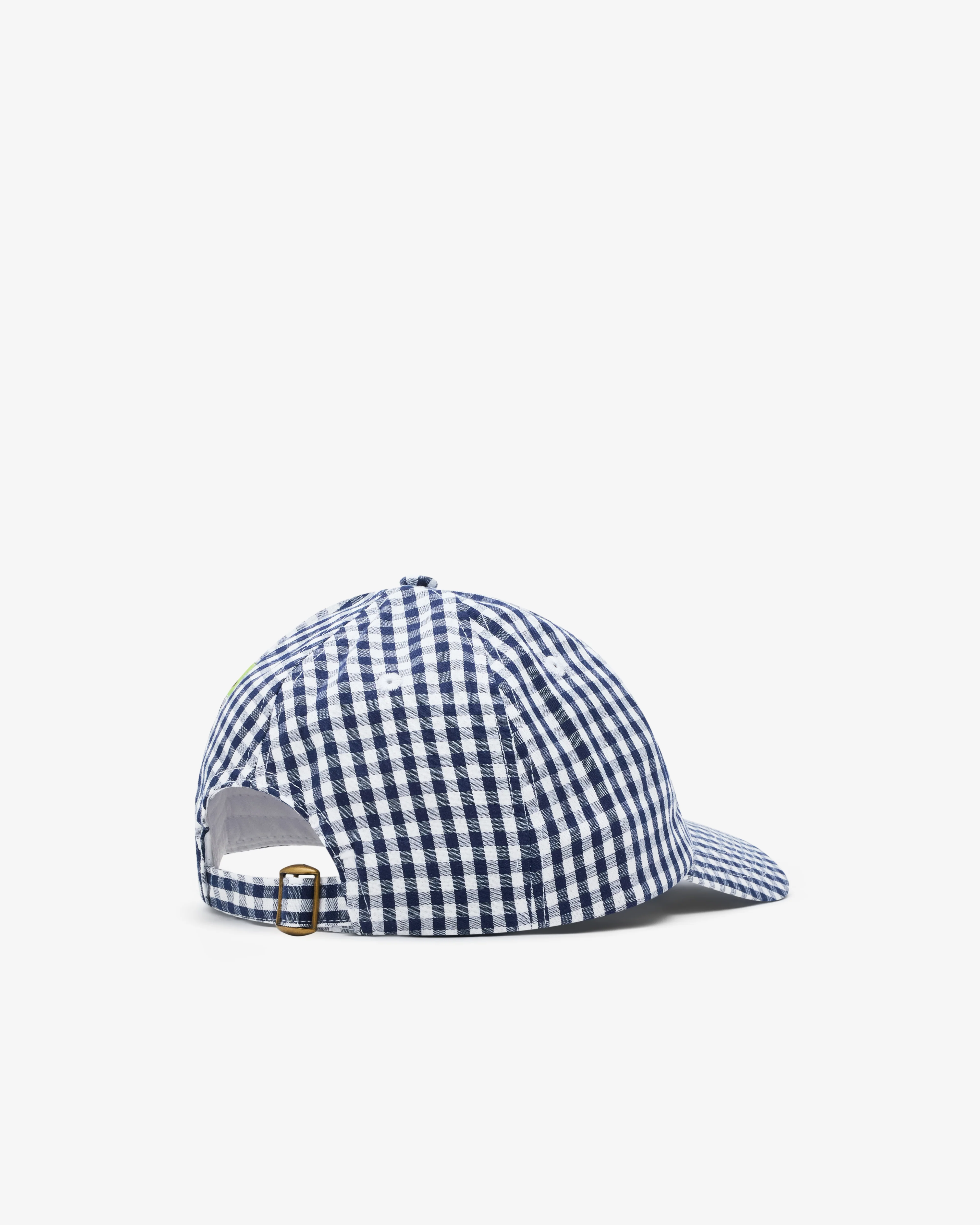 Little Tokyo Table Tennis - Men's Gingham Cap - (Navy) - Image 3