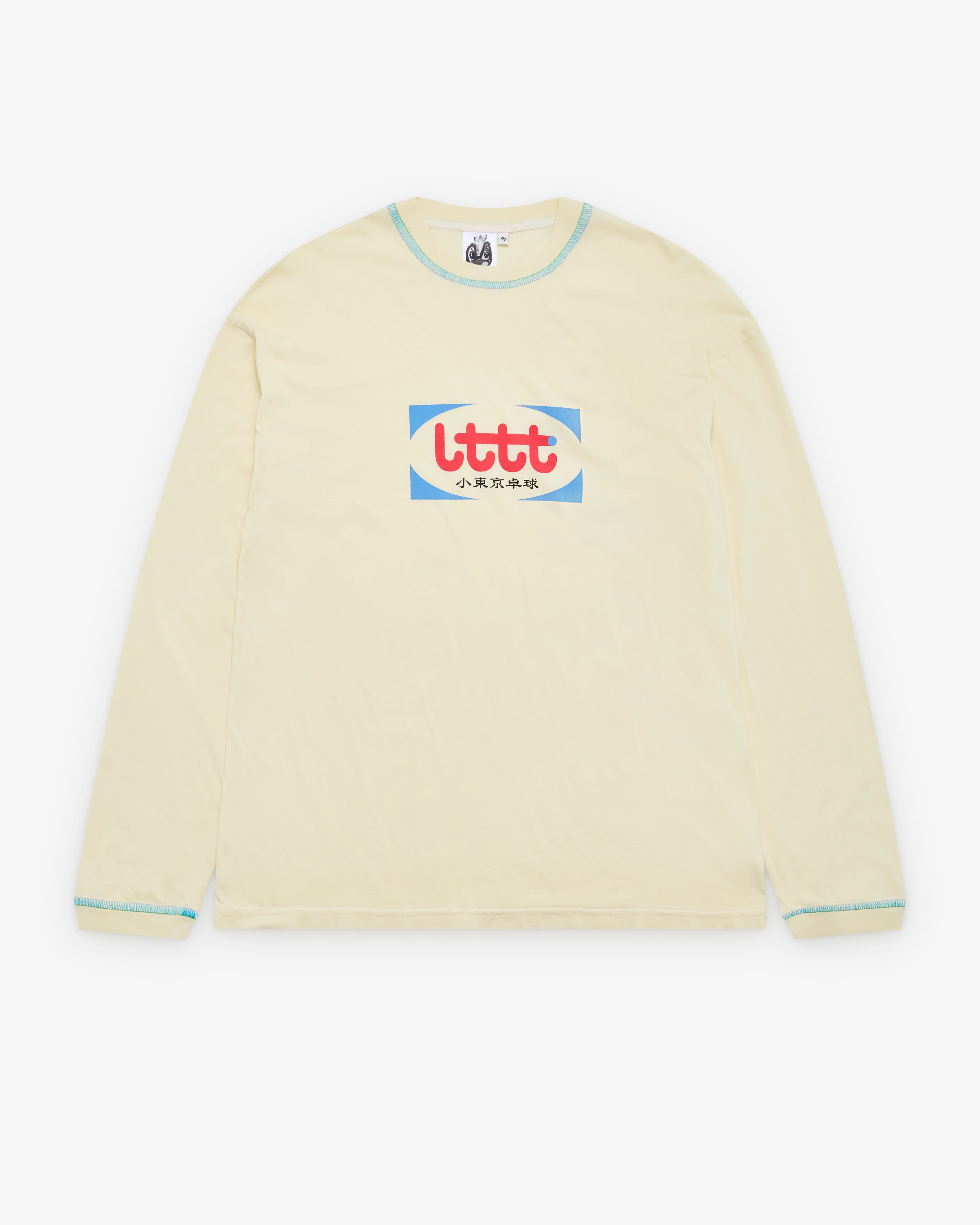 Little Tokyo Table Tennis - Men's L/S Logo T-Shirt - (Glue)