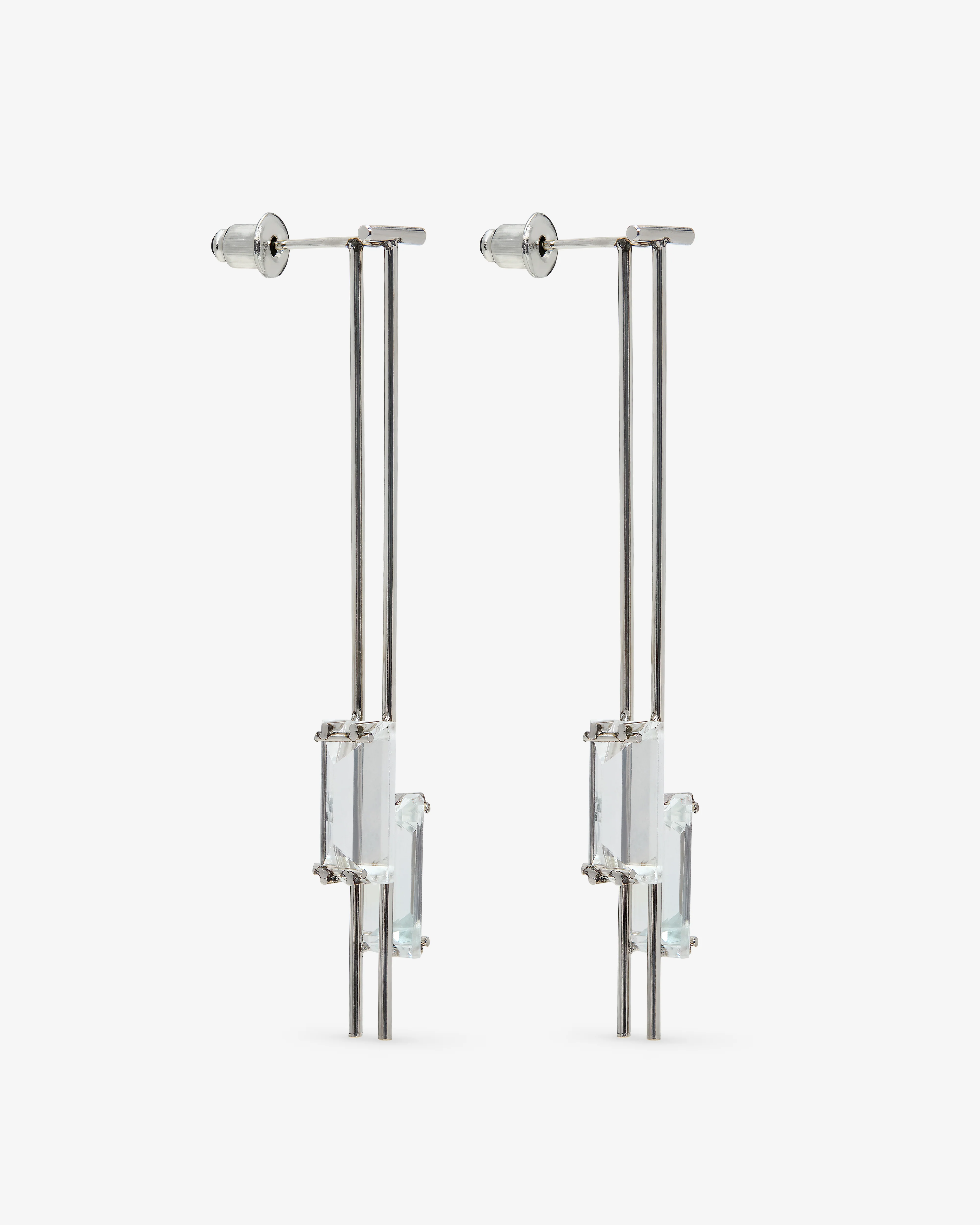 Lois Lo - Streamline Earrings - (Silver) - Image 2