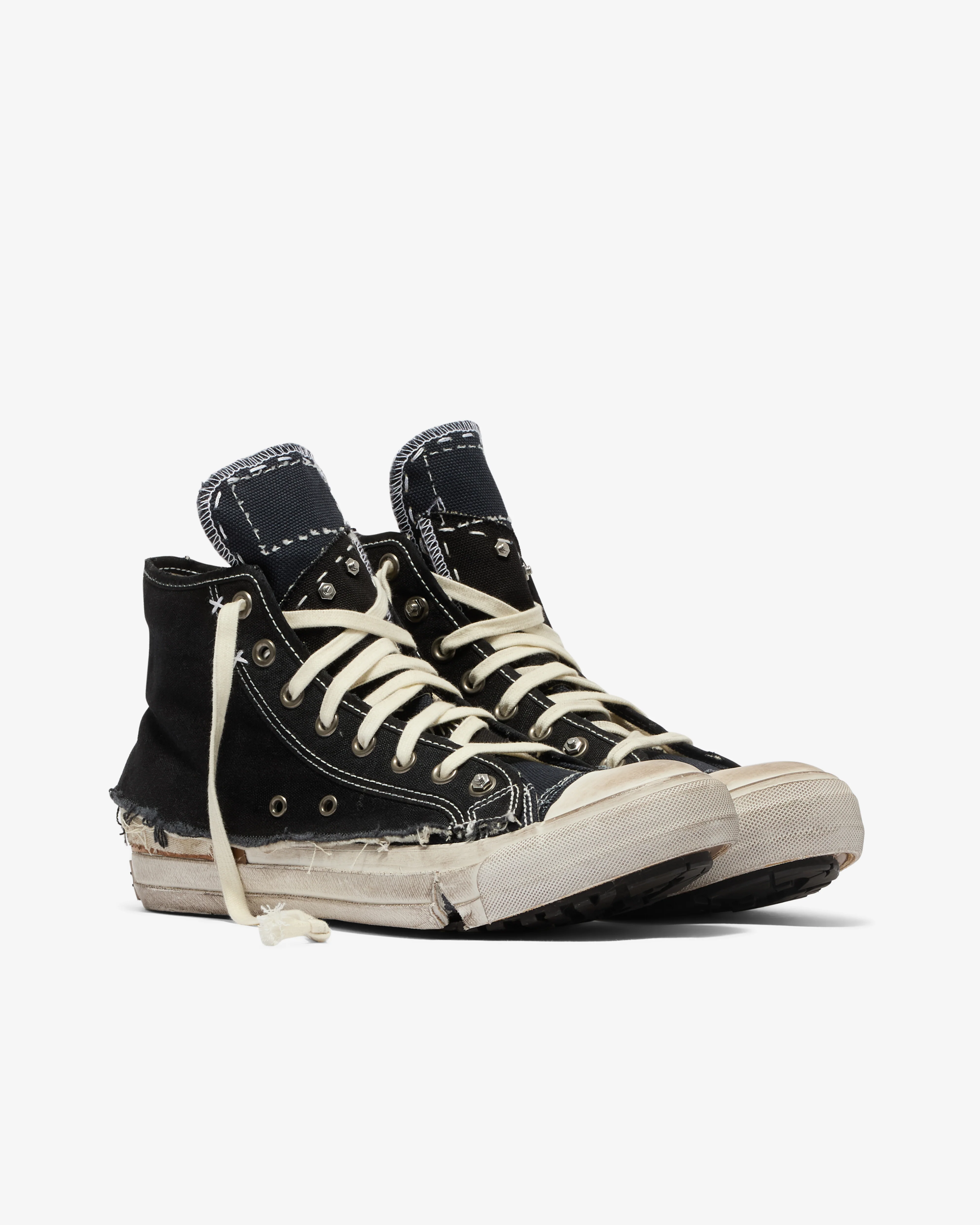 Maison Margiela - Men’s Loved To Death Sneakers - (Black/White) - Image 3