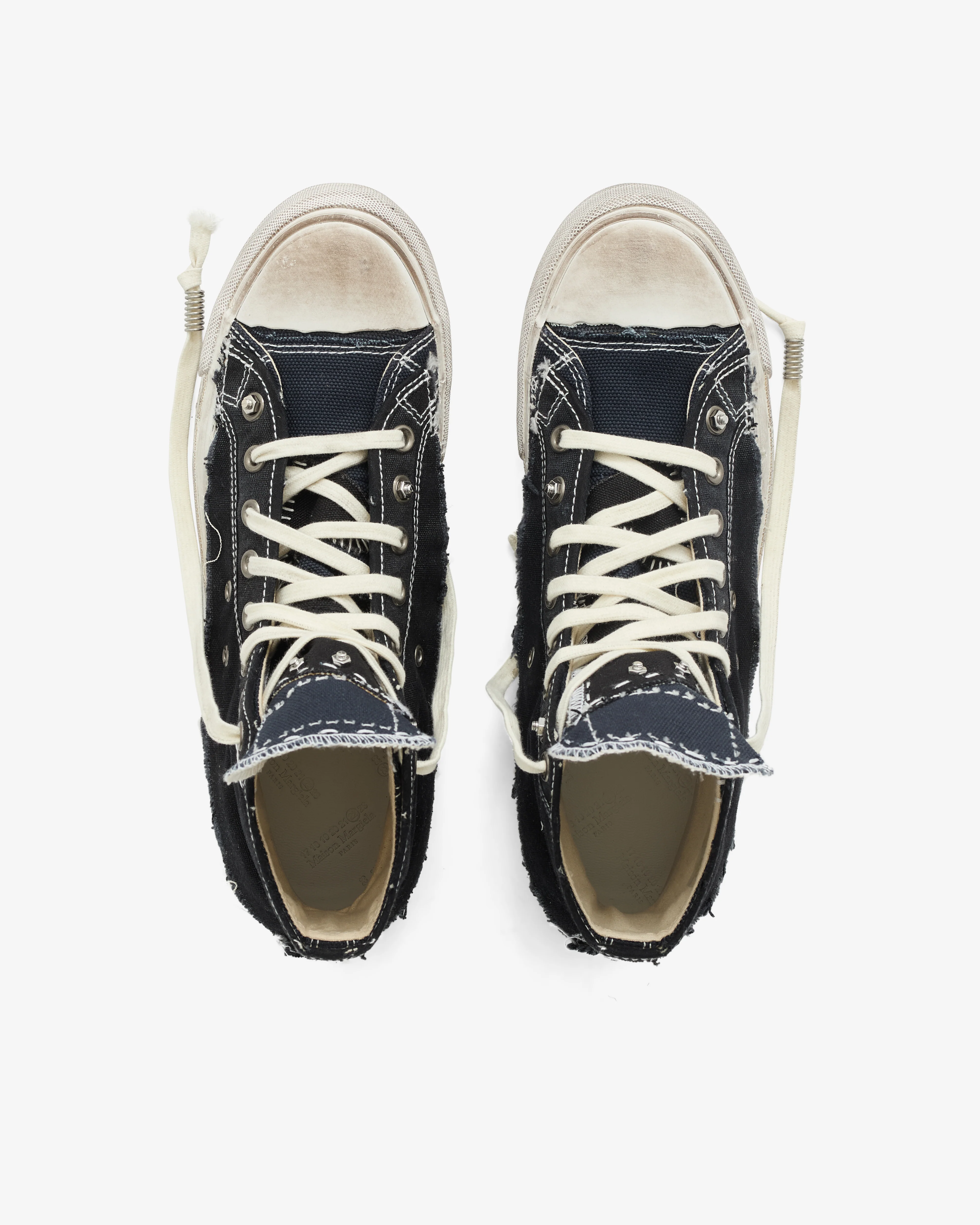 Maison Margiela - Men’s Loved To Death Sneakers - (Black/White) - Image 5