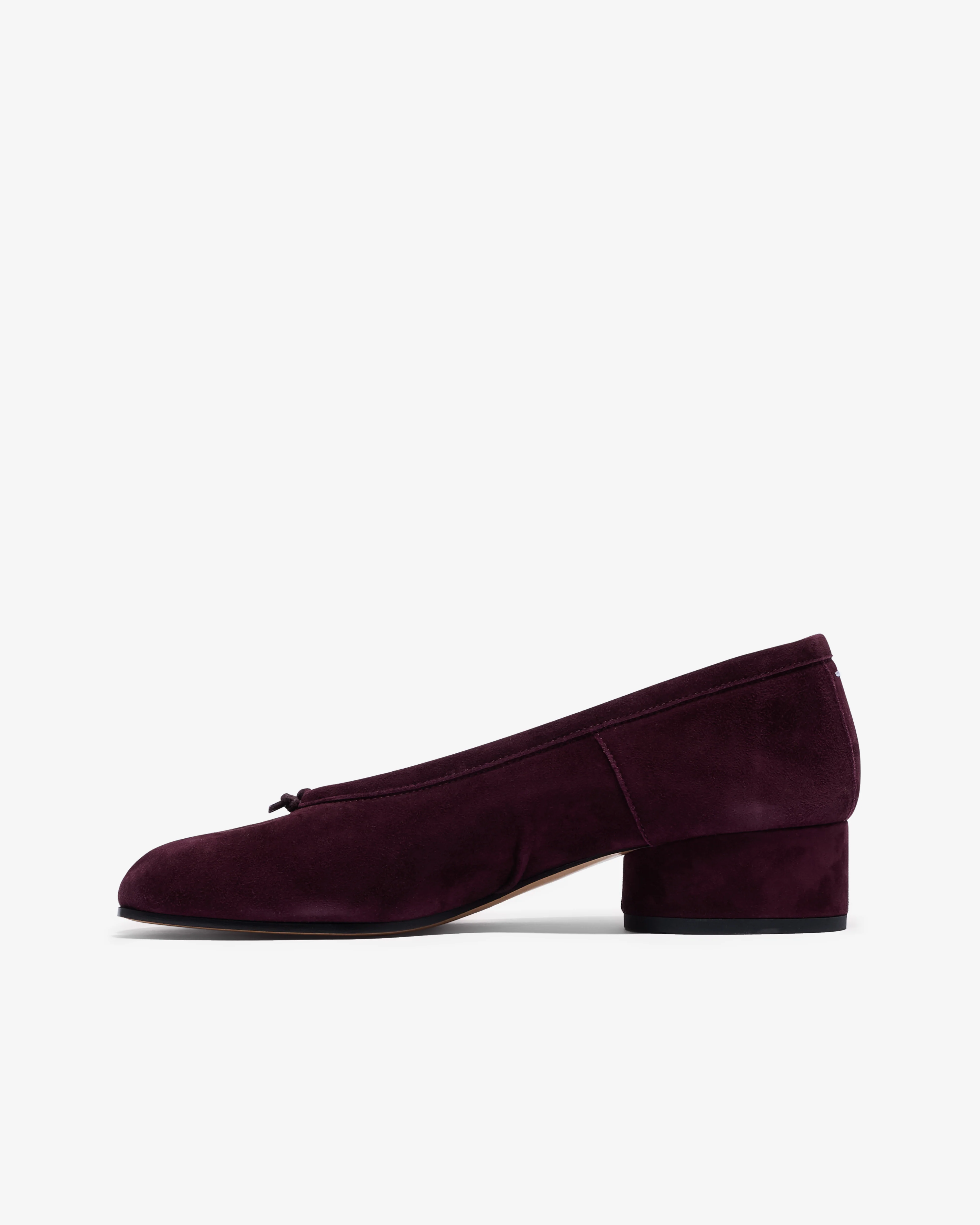 Maison Margiela - Women’s Tabi New Ballerina - (Winetasting) - Image 3