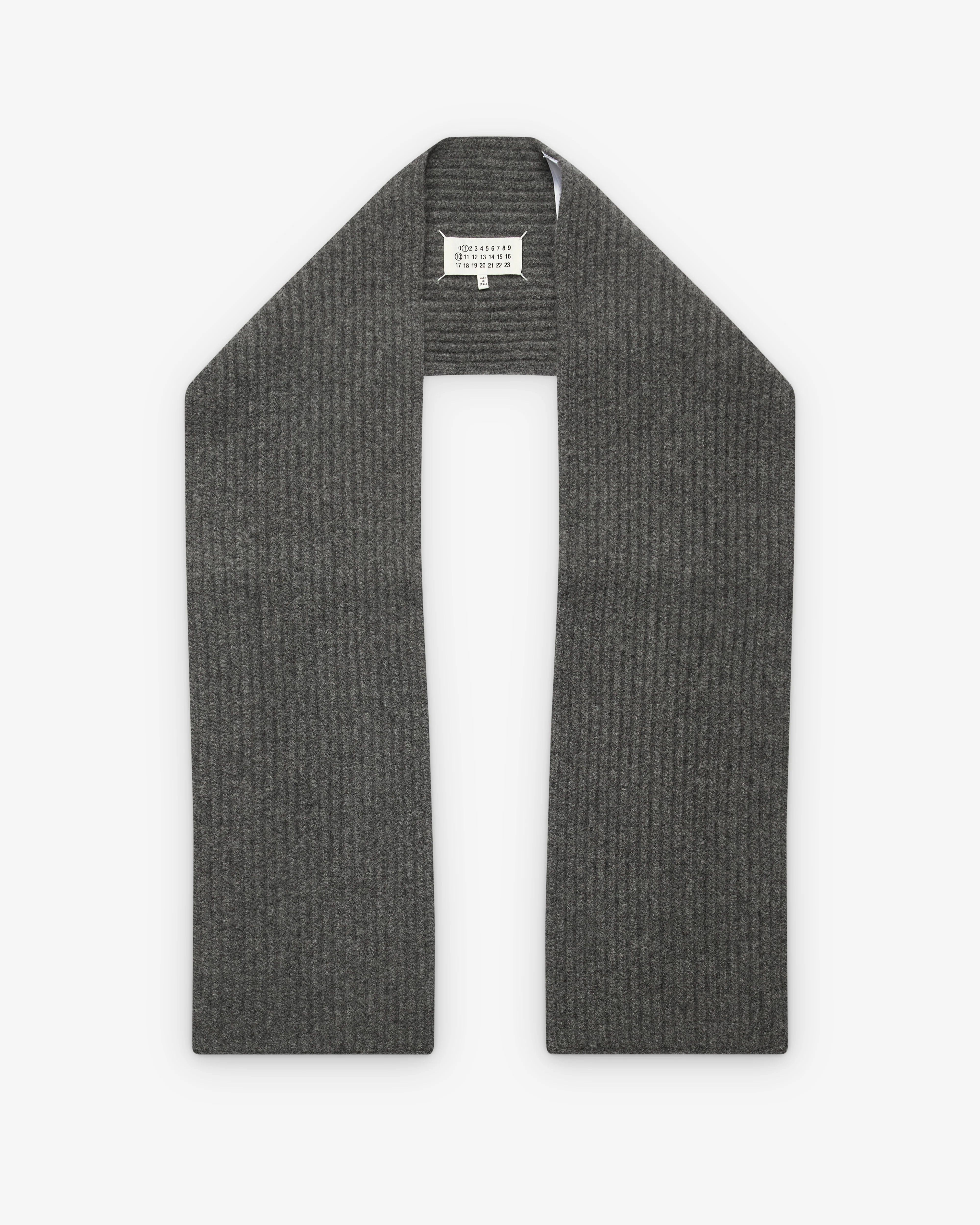 Maison Margiela - Wool Scarf - (Dark Grey)