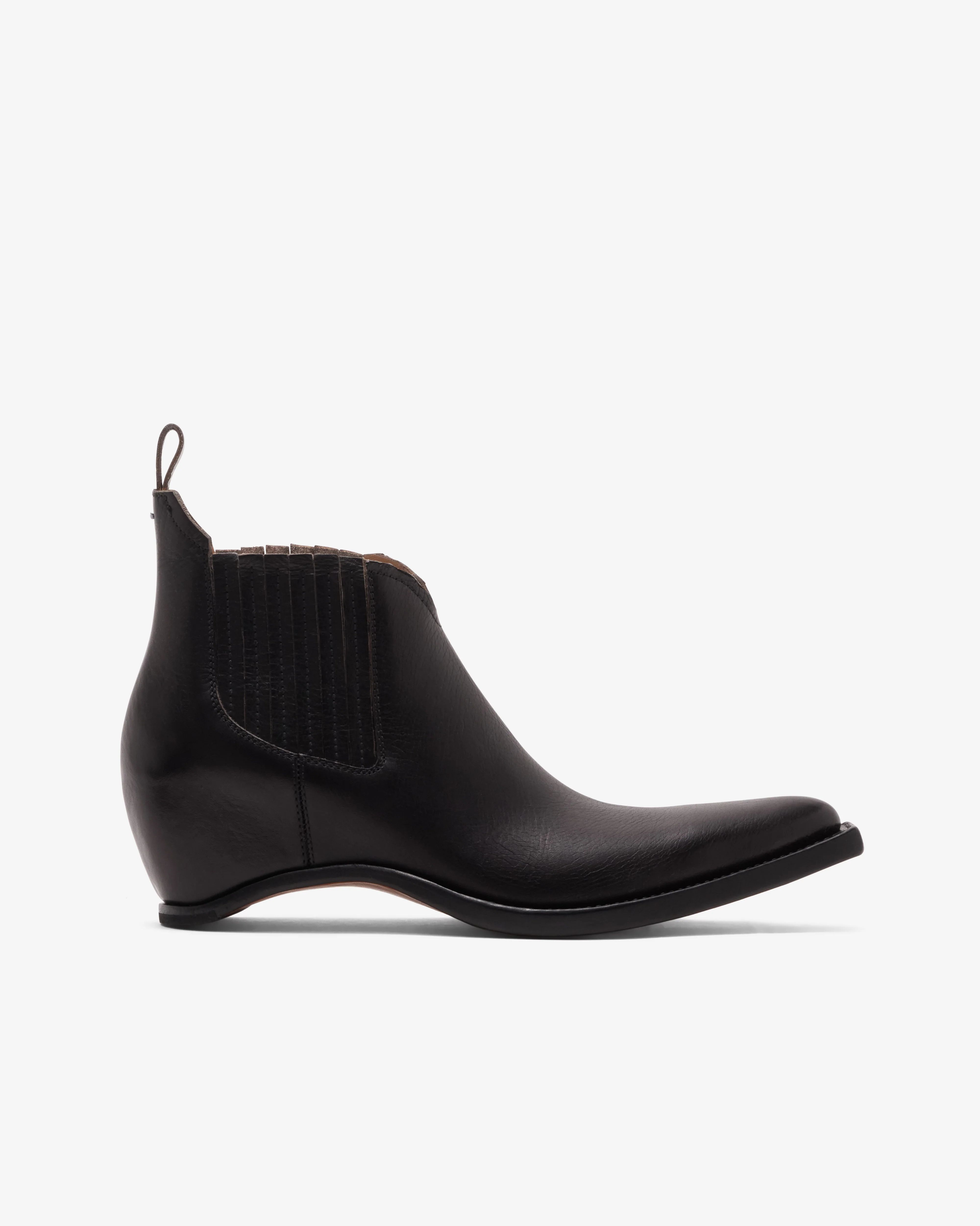 Maison Margiela - Women's Heel-less Western Chelsea Boots - (Black)