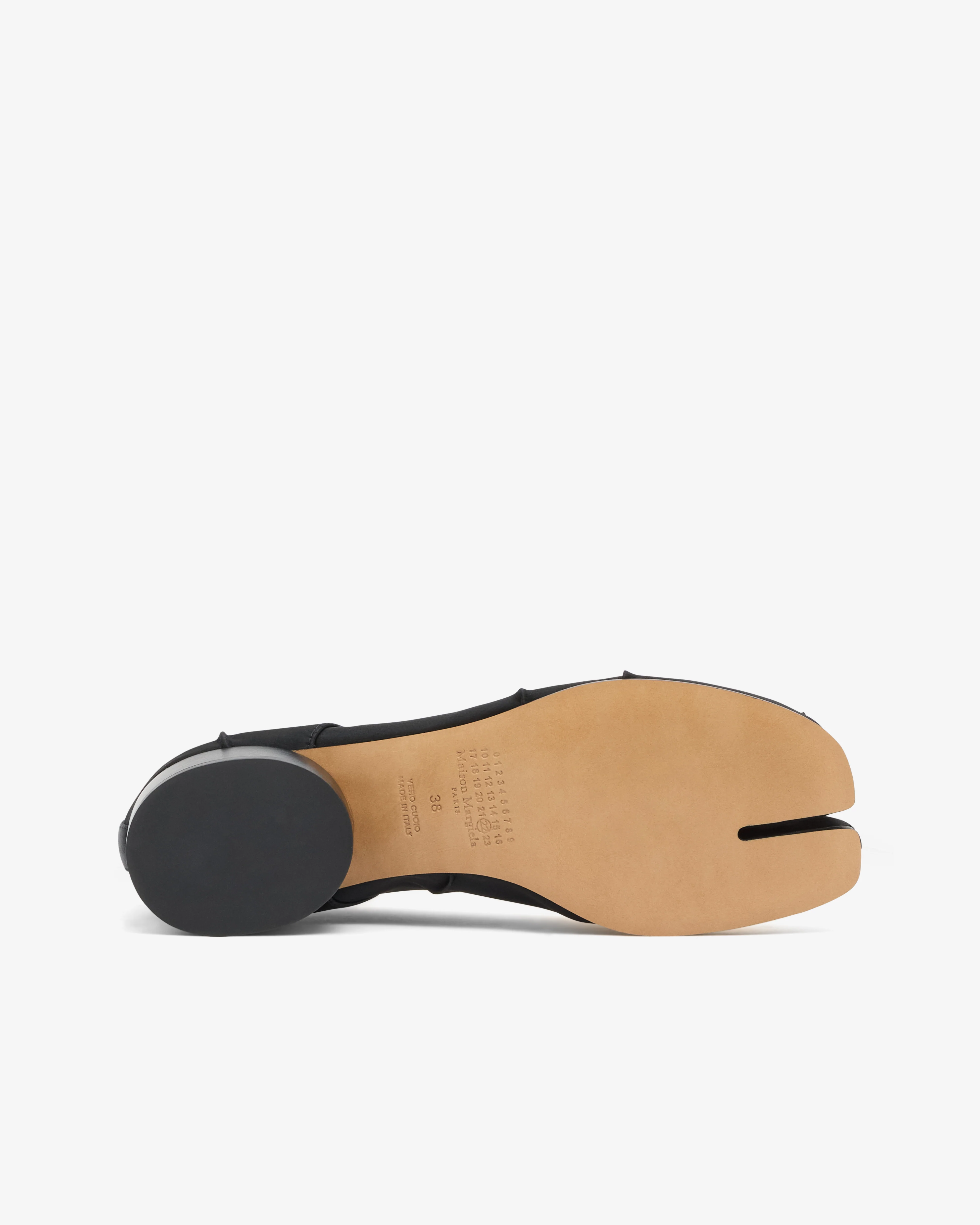 Maison Margiela - Women's Tabi Satin Ballerina - (Black) - Image 6
