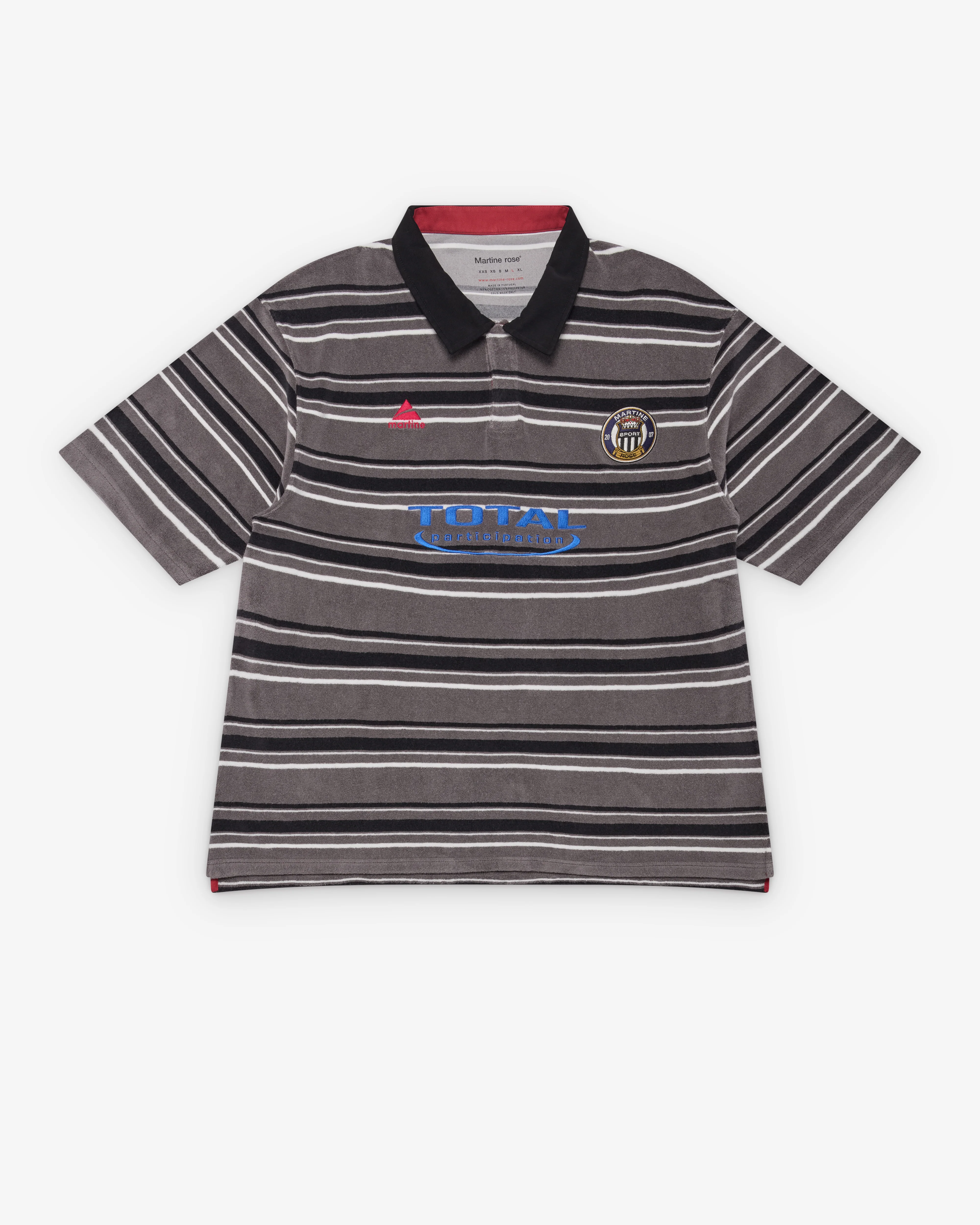 Martine Rose - Men's Oversized S/S Polo - (Grey/Black)