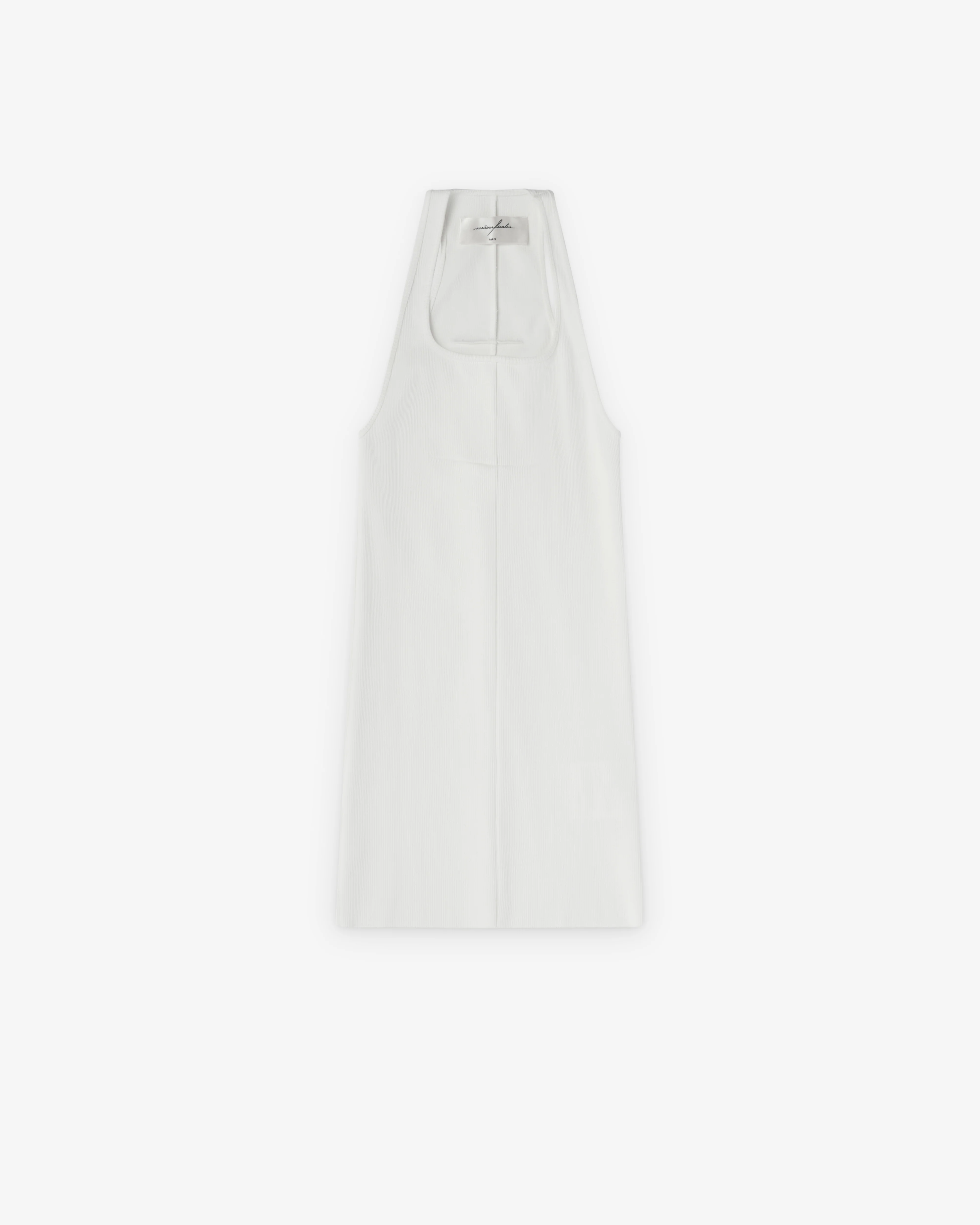 Matières Fécales - Women's Cross Seam Tank - (White)