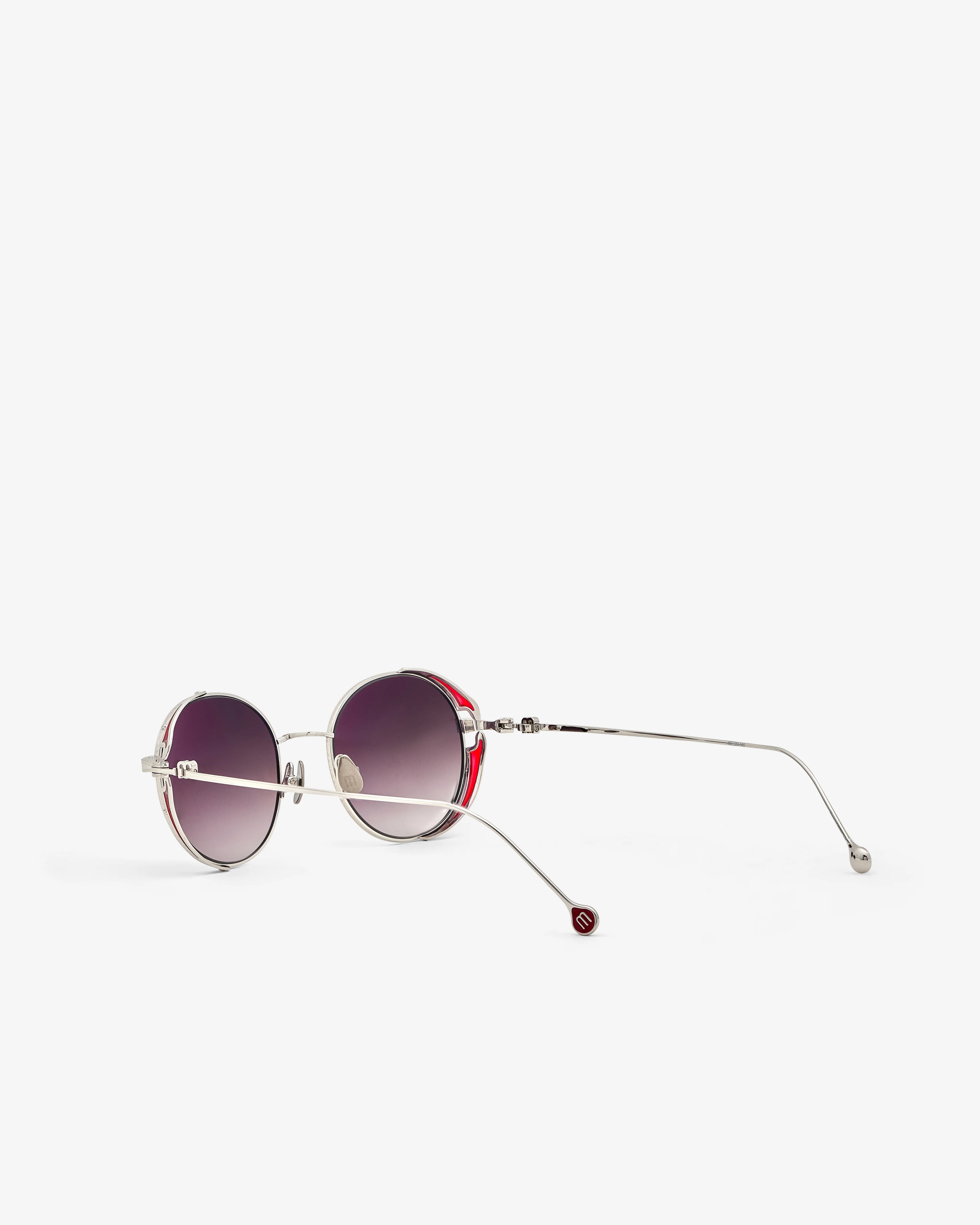 Matsuda -  M3152 Sunglasses - (Palladium White/Grey Gradient) - Image 3