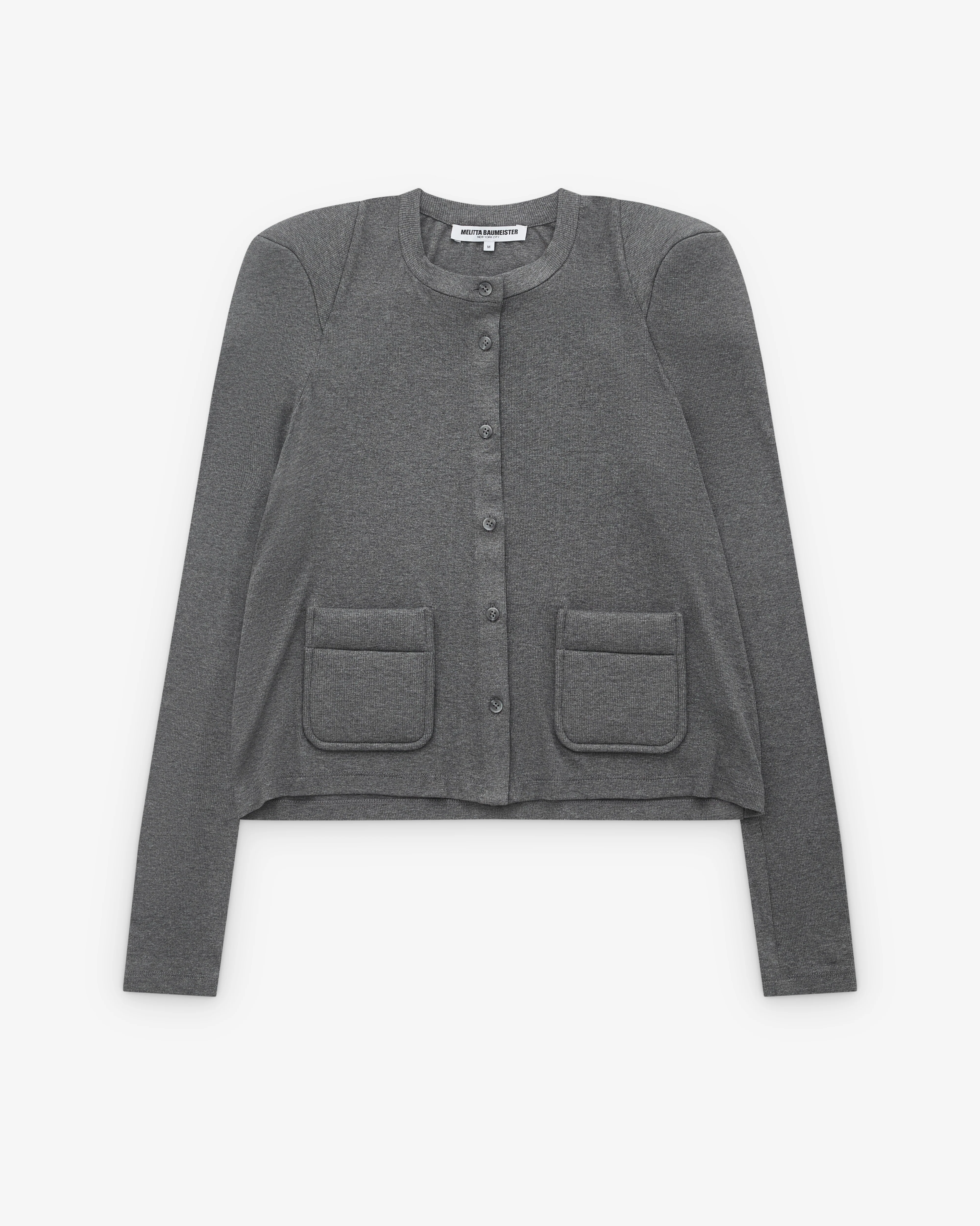 Melitta Baumeister - Women's Foamy Shoulder Cardigan - (Melange)
