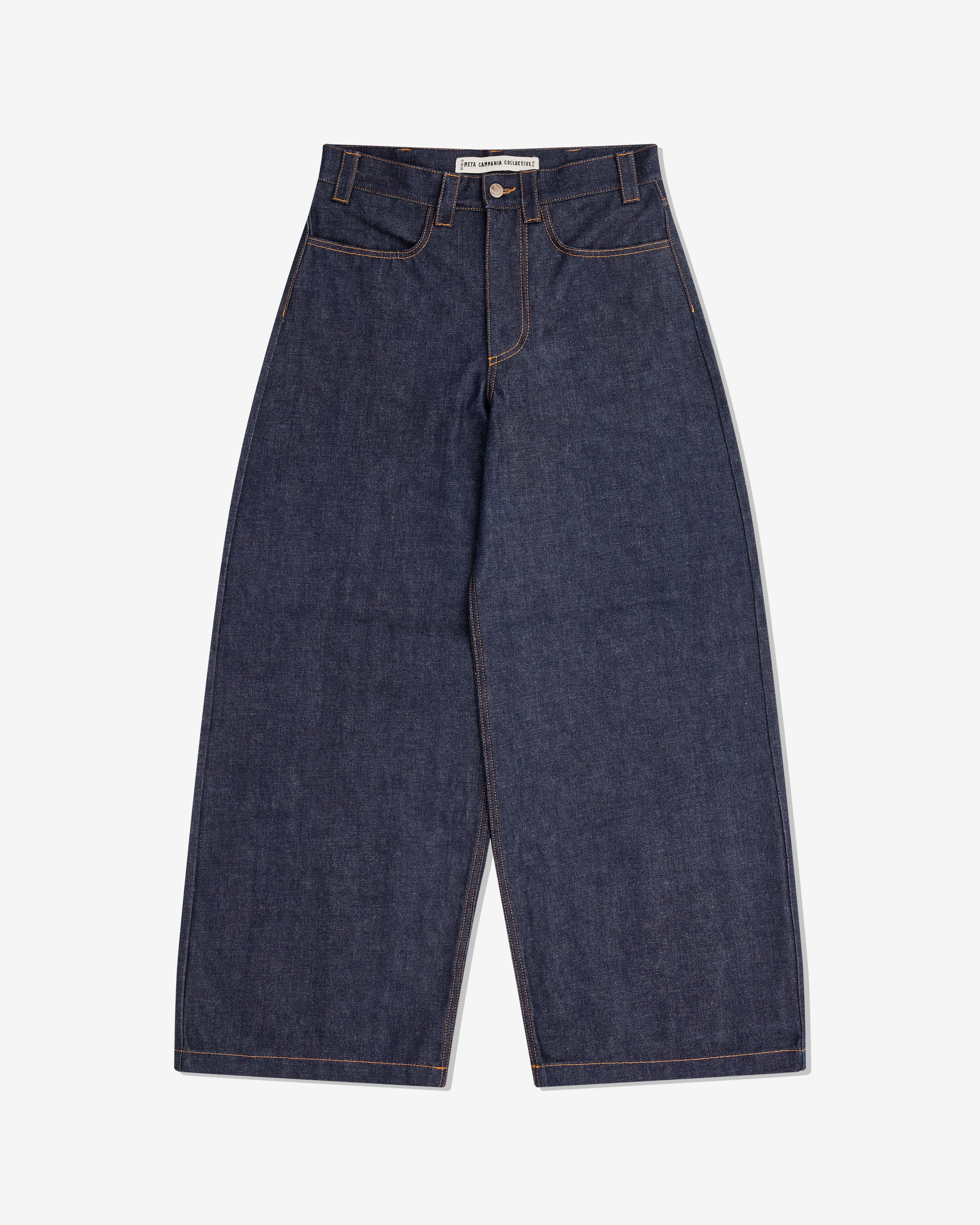 Meta Campania Collective - Men’s Egon Wide Leg Jeans - (Mid Blue)