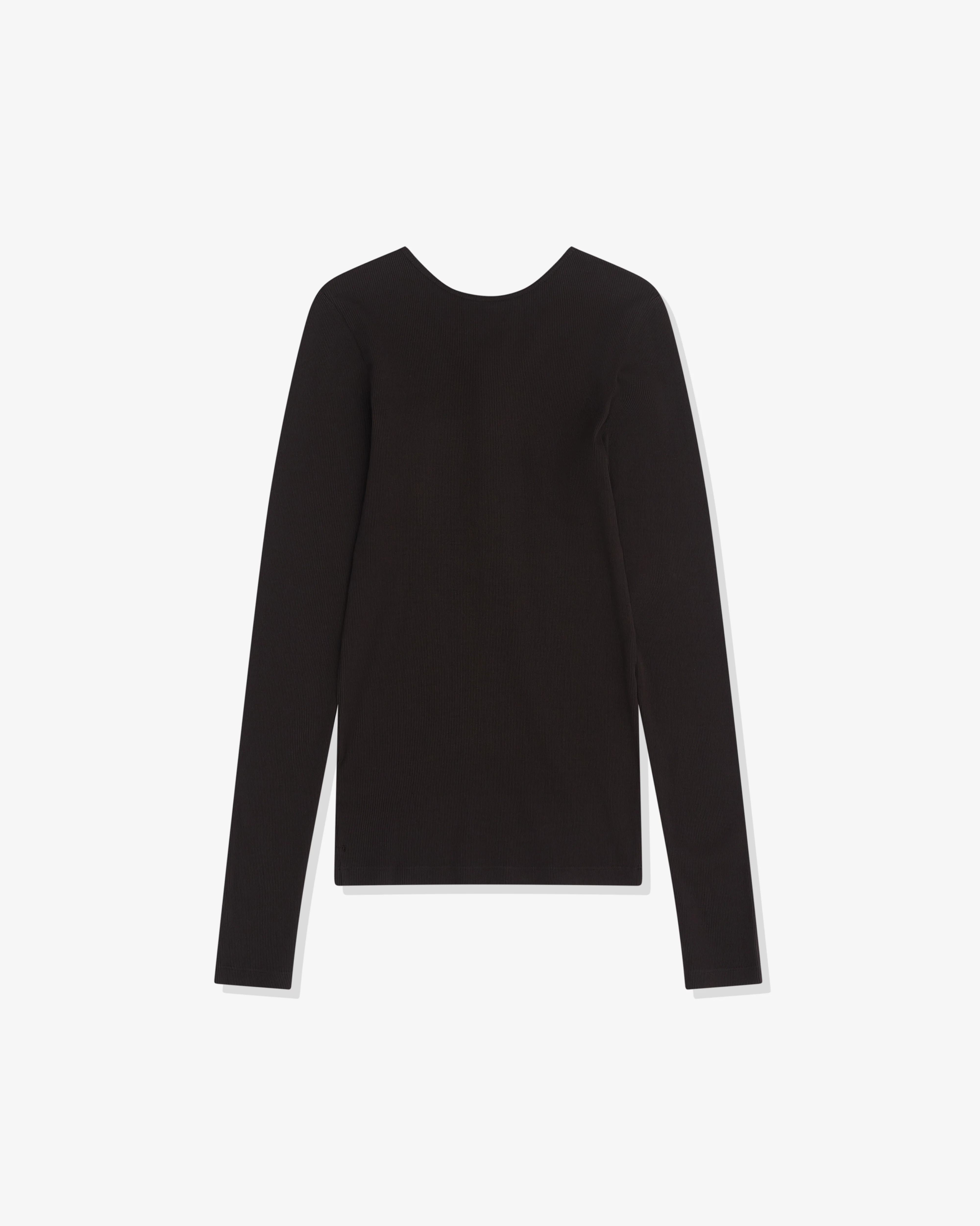 Meta Campania Collective - Men’s Roy Jersey Long Sleeve Henley - (Dark Brown) - Image 2