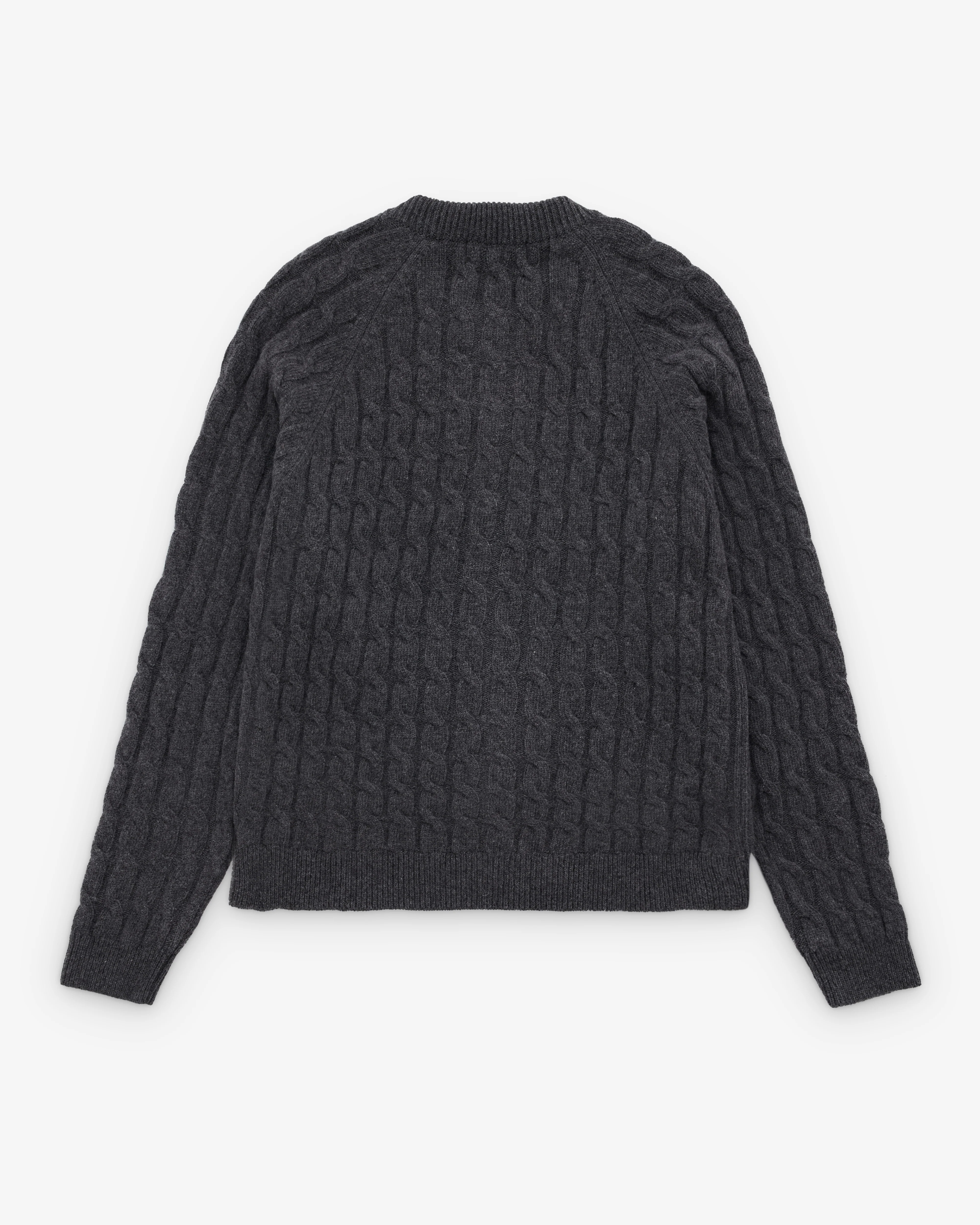 Mfpen - Men's Editor Zip Sweater - (Dark Grey) - Image 2