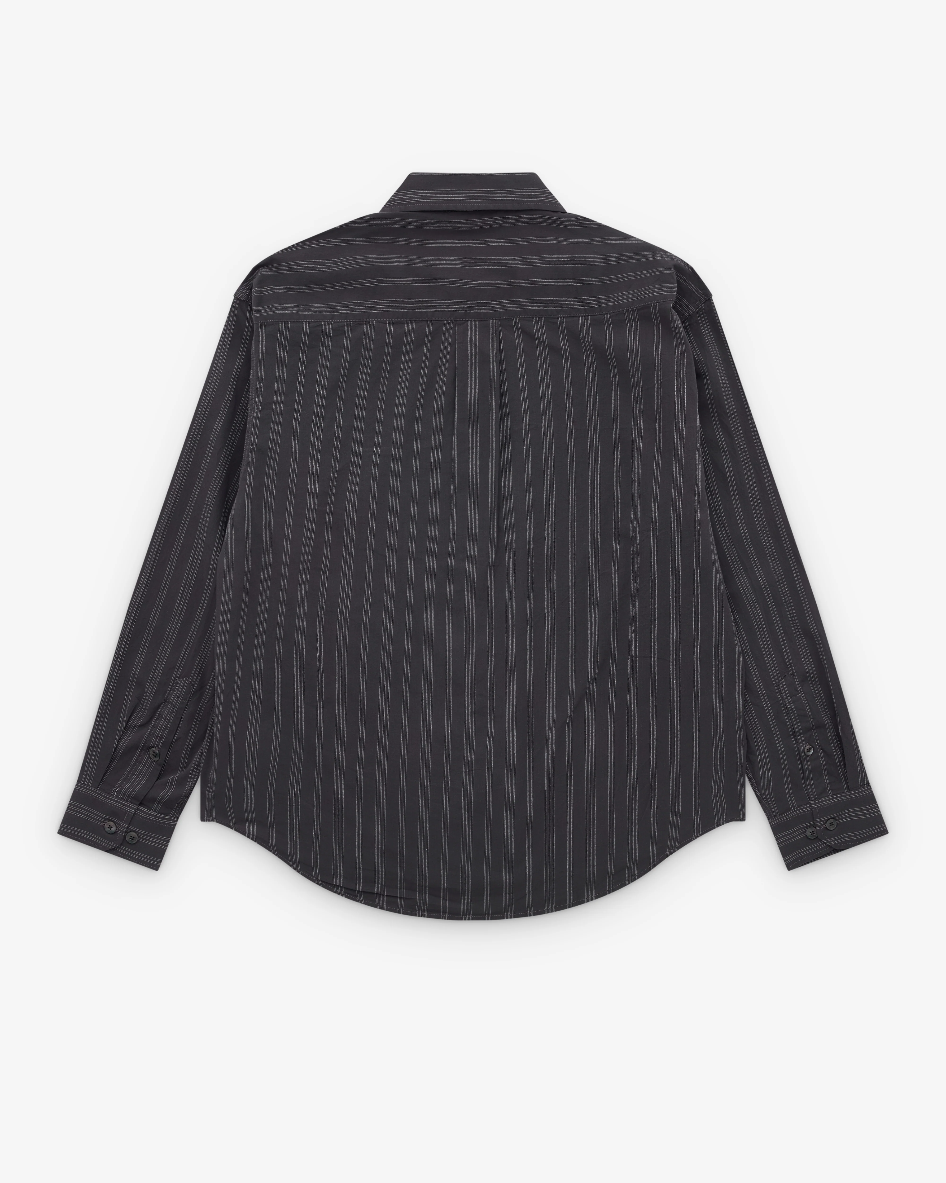 Mfpen - Men’s Executive Shirt - (Dark Grey Double Stripe) - Image 2