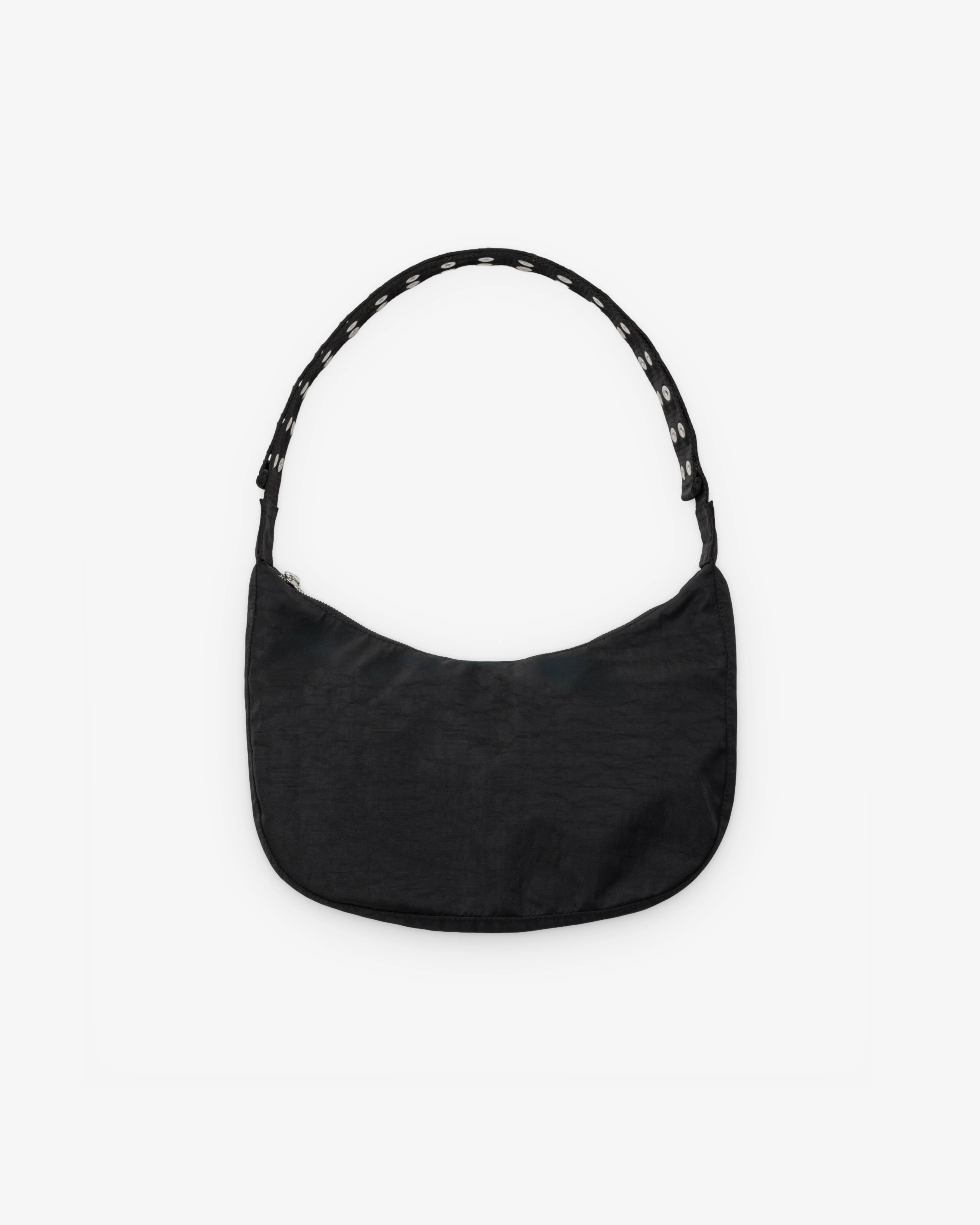 Molly Goddard - Baggu Popper Strap Medium Crescent Bag - (Black)