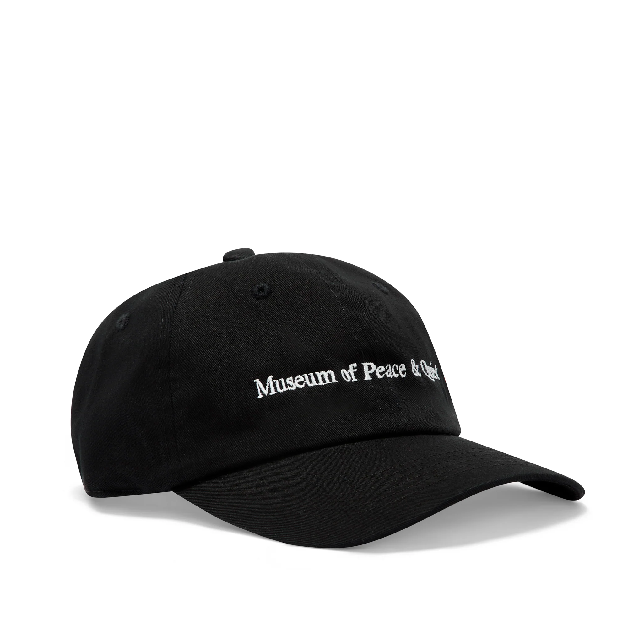 Museum Of Peace And Quiet - Warped Dad Hat - (Black) - Image 2