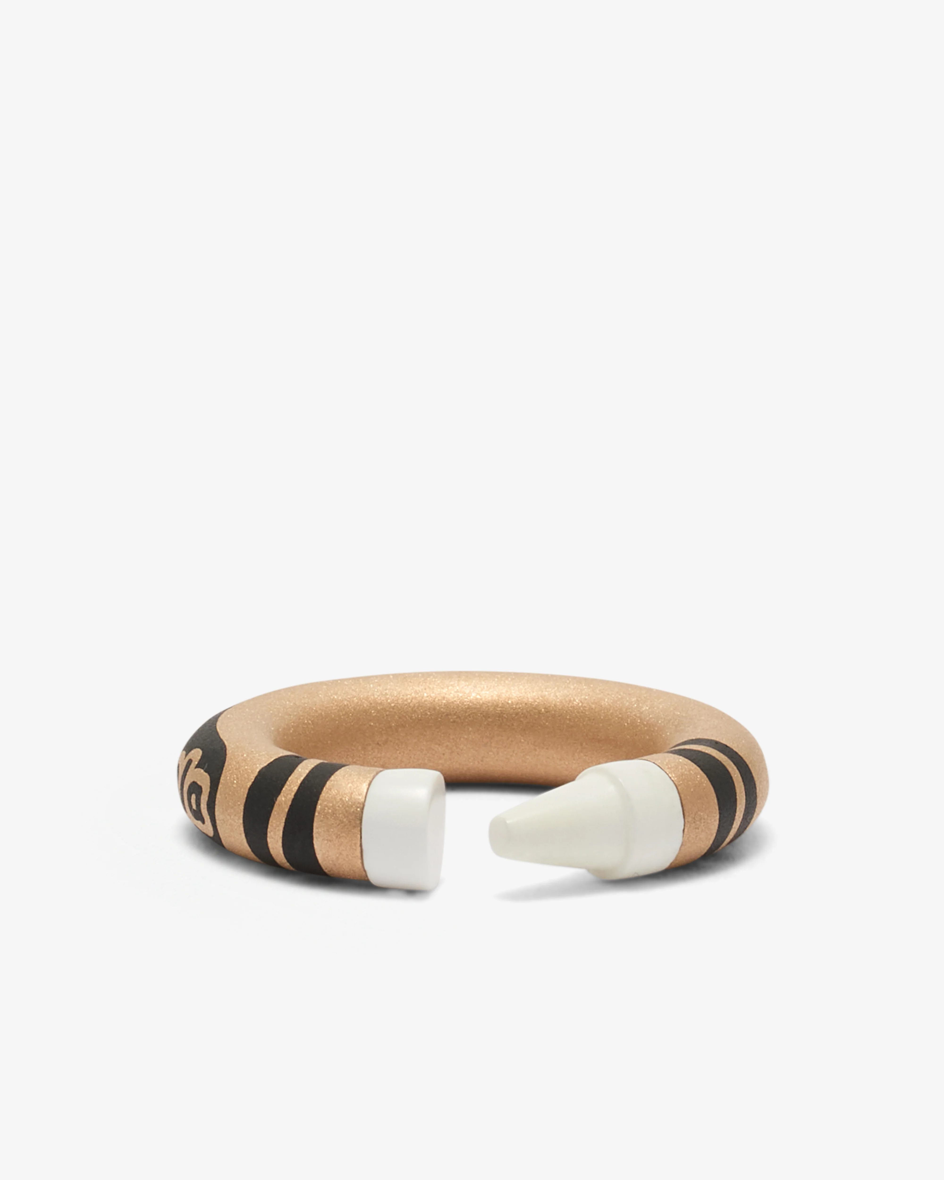 Nadine Ghosn - Crayola Ring - (Rose Gold/White)