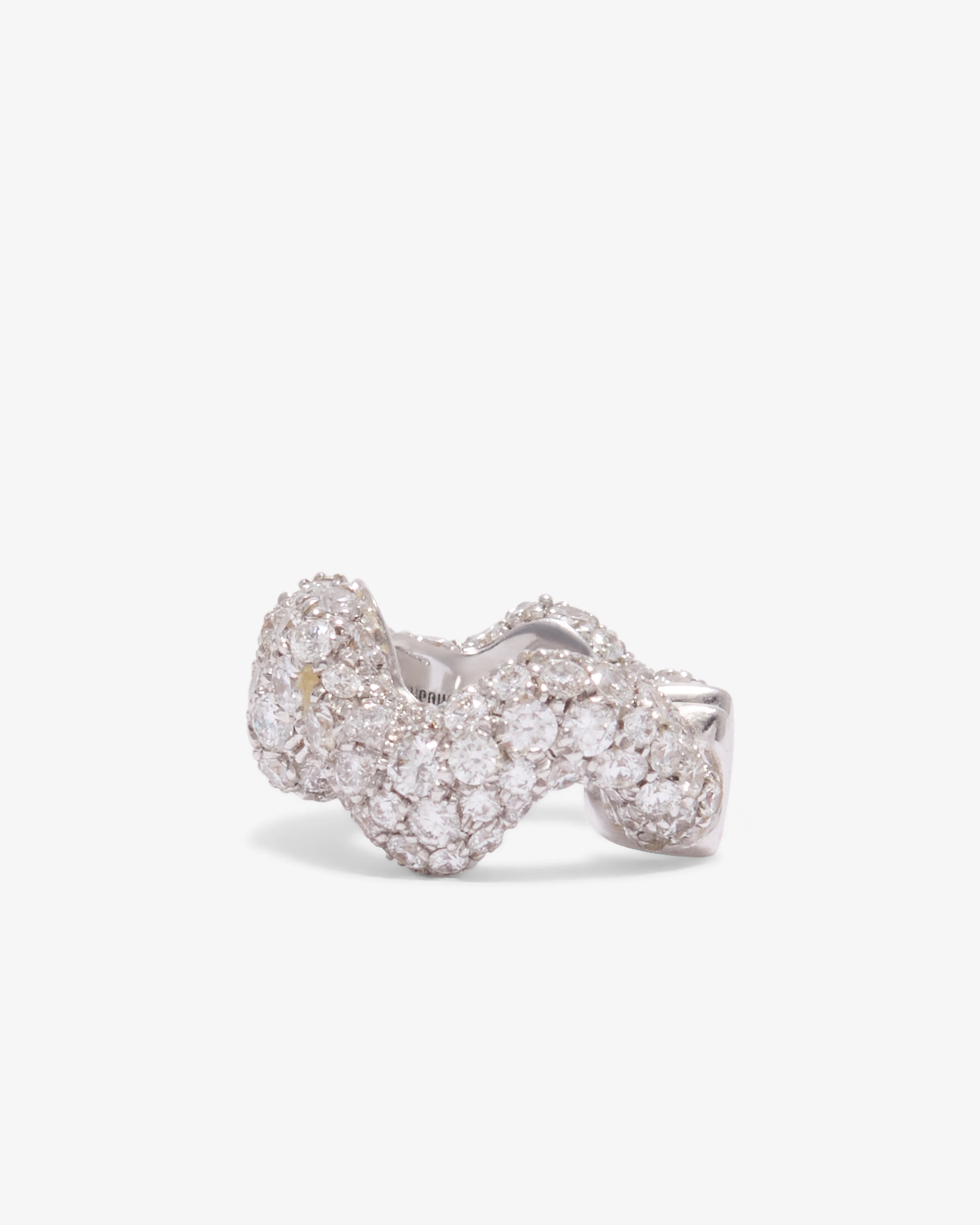 Nadine Ghosn - Ear Cuff - (White Gold) - Image 2