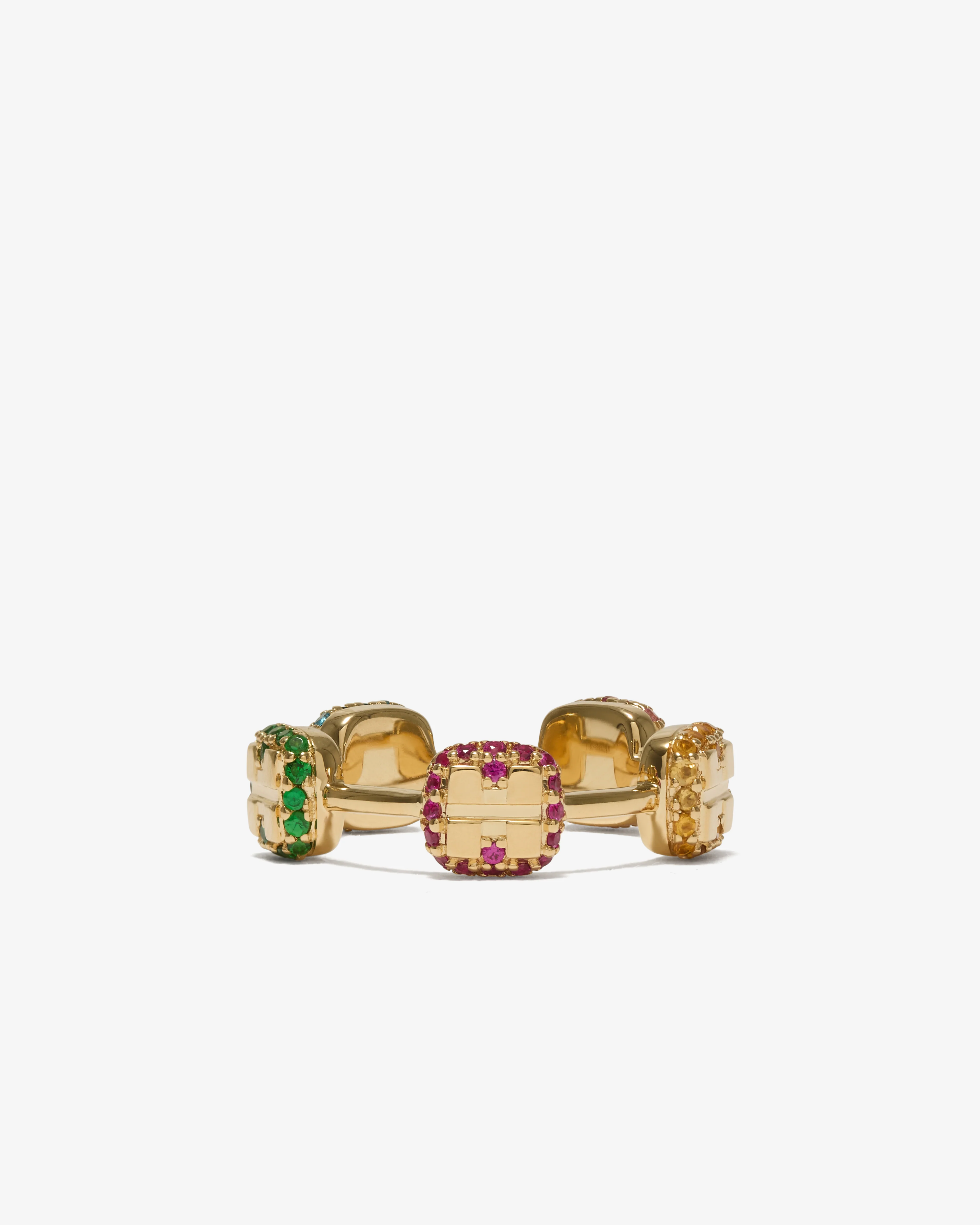 Nadine Ghosn - Braces Ring - (Yellow Gold) - Image 2