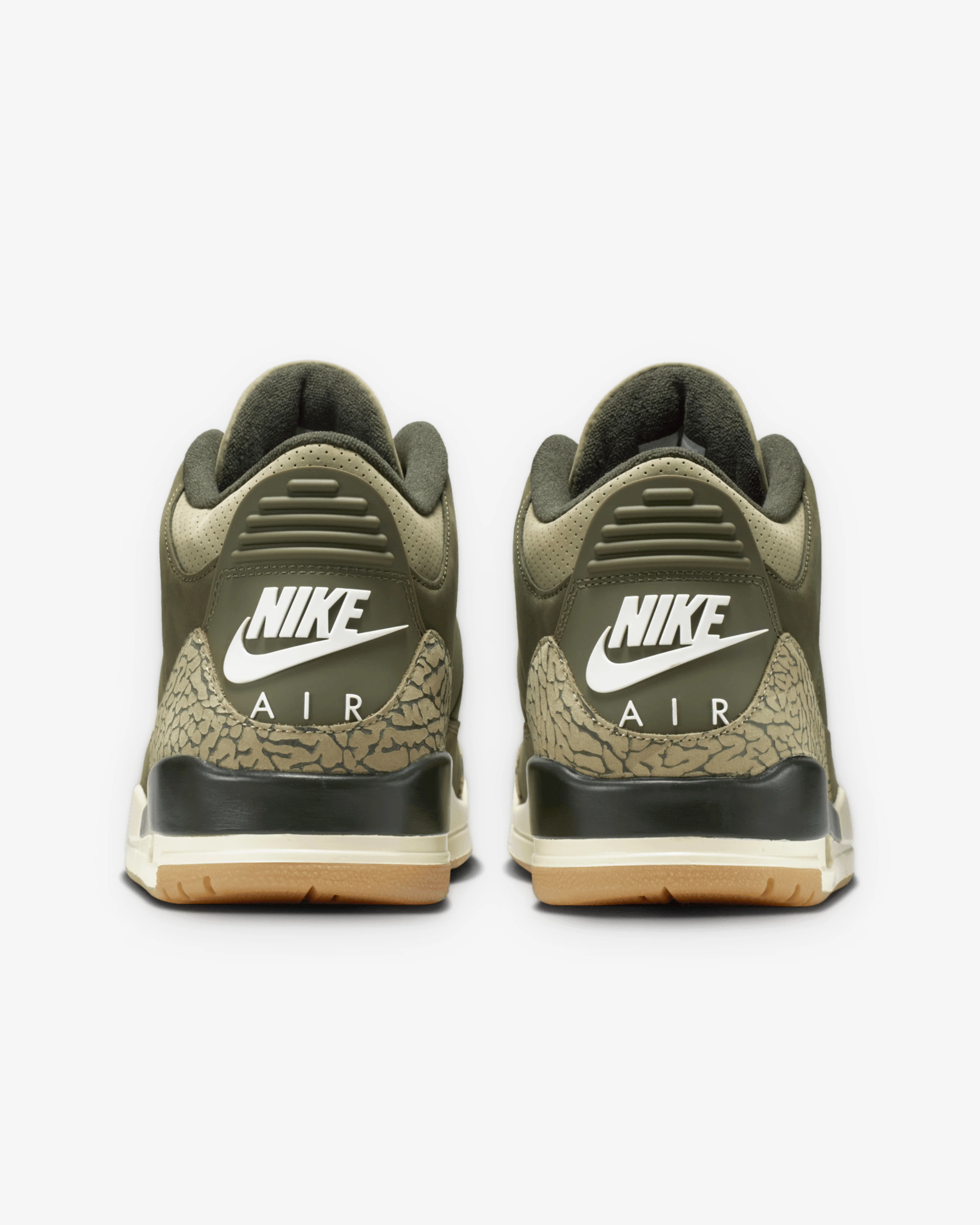 Nike - Men's Air Jordan 3 Retro - (Medium Olive) - Image 4
