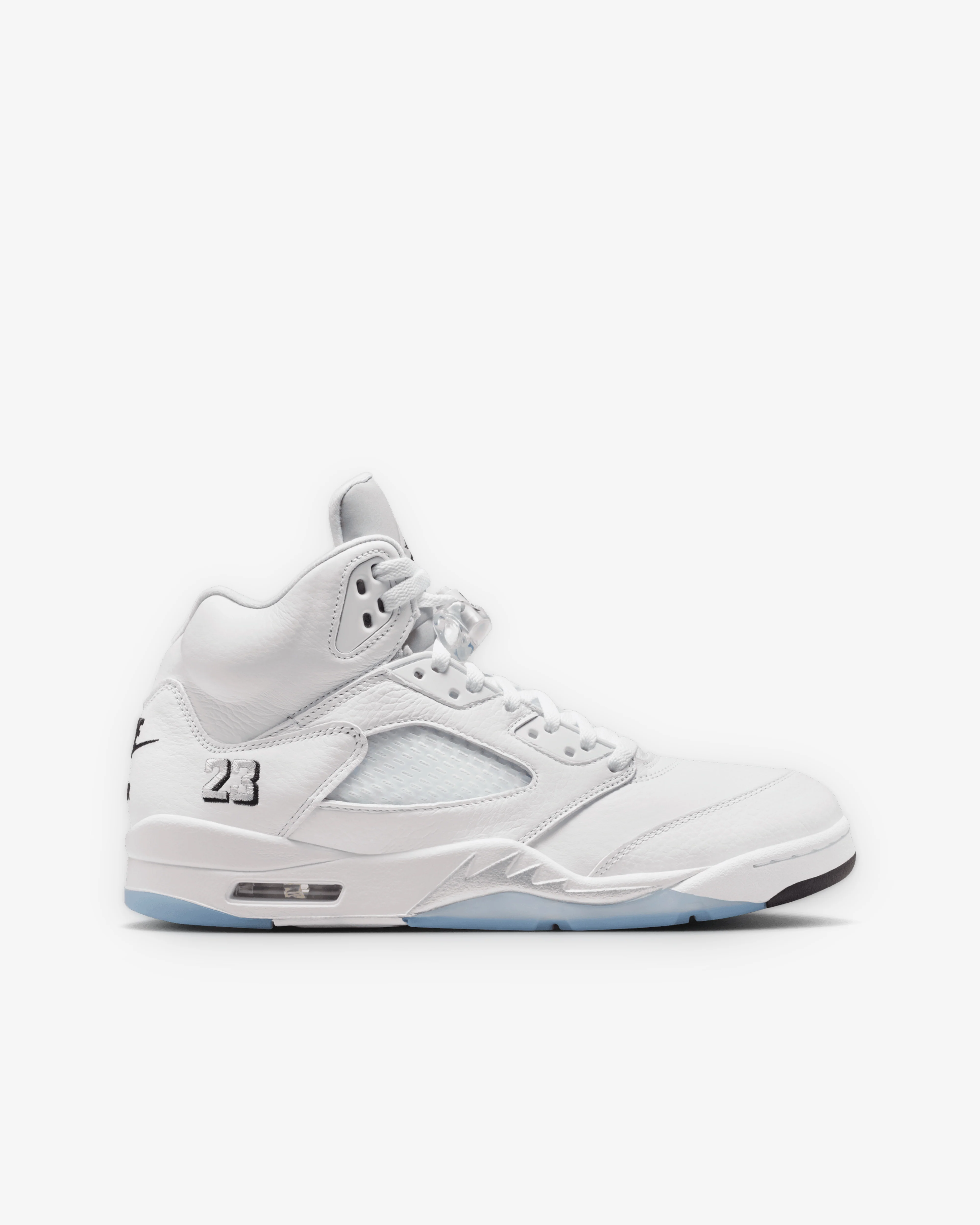 Nike - Men's Air Jordan 5 Retro OG - (White/Metallic Silver)