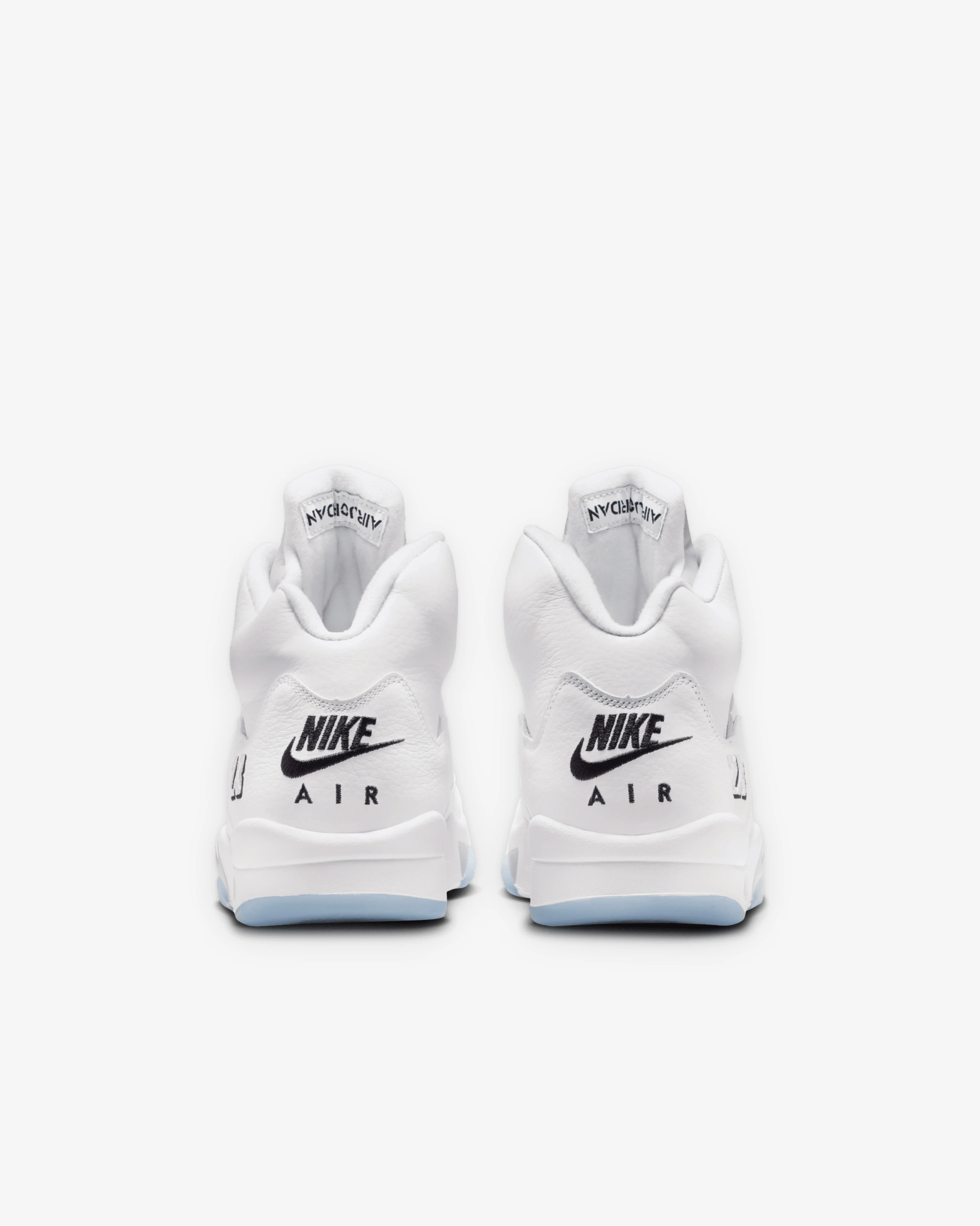 Nike - Men's Air Jordan 5 Retro OG - (White/Metallic Silver) - Image 4