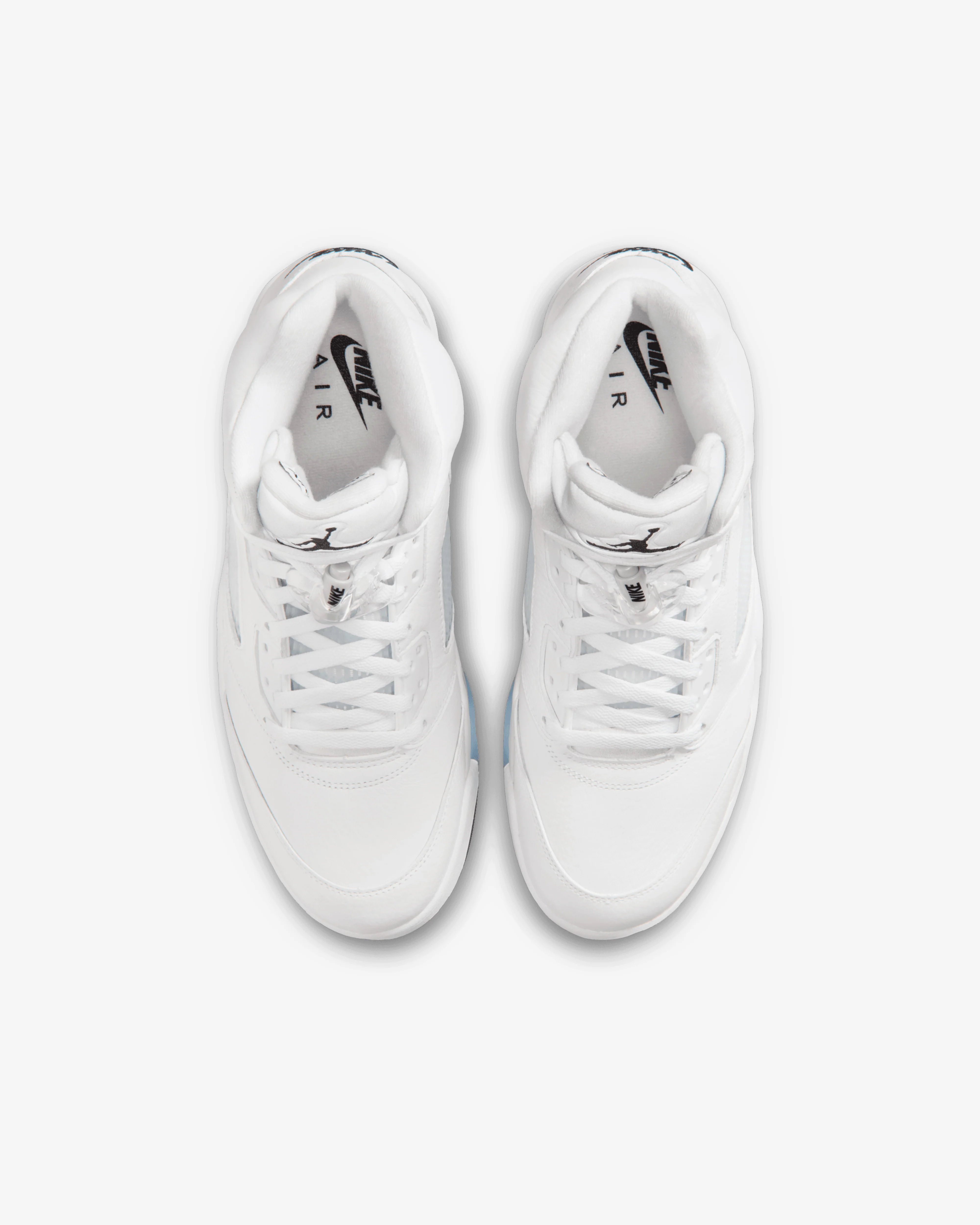 Nike - Men's Air Jordan 5 Retro OG - (White/Metallic Silver) - Image 5