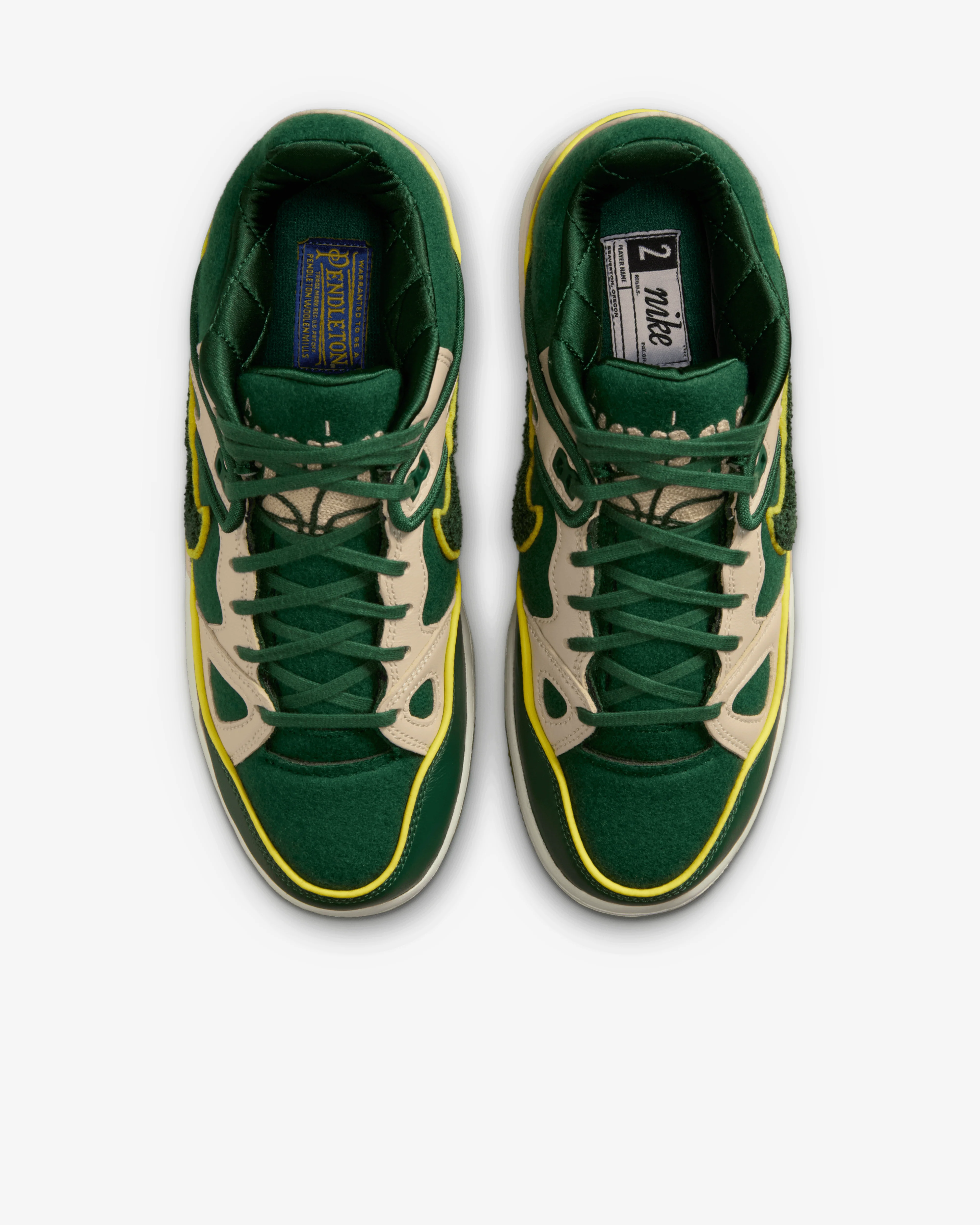 Nike - Men's Nigo Air Force 3 Low SP - (Forest Green) - Image 6