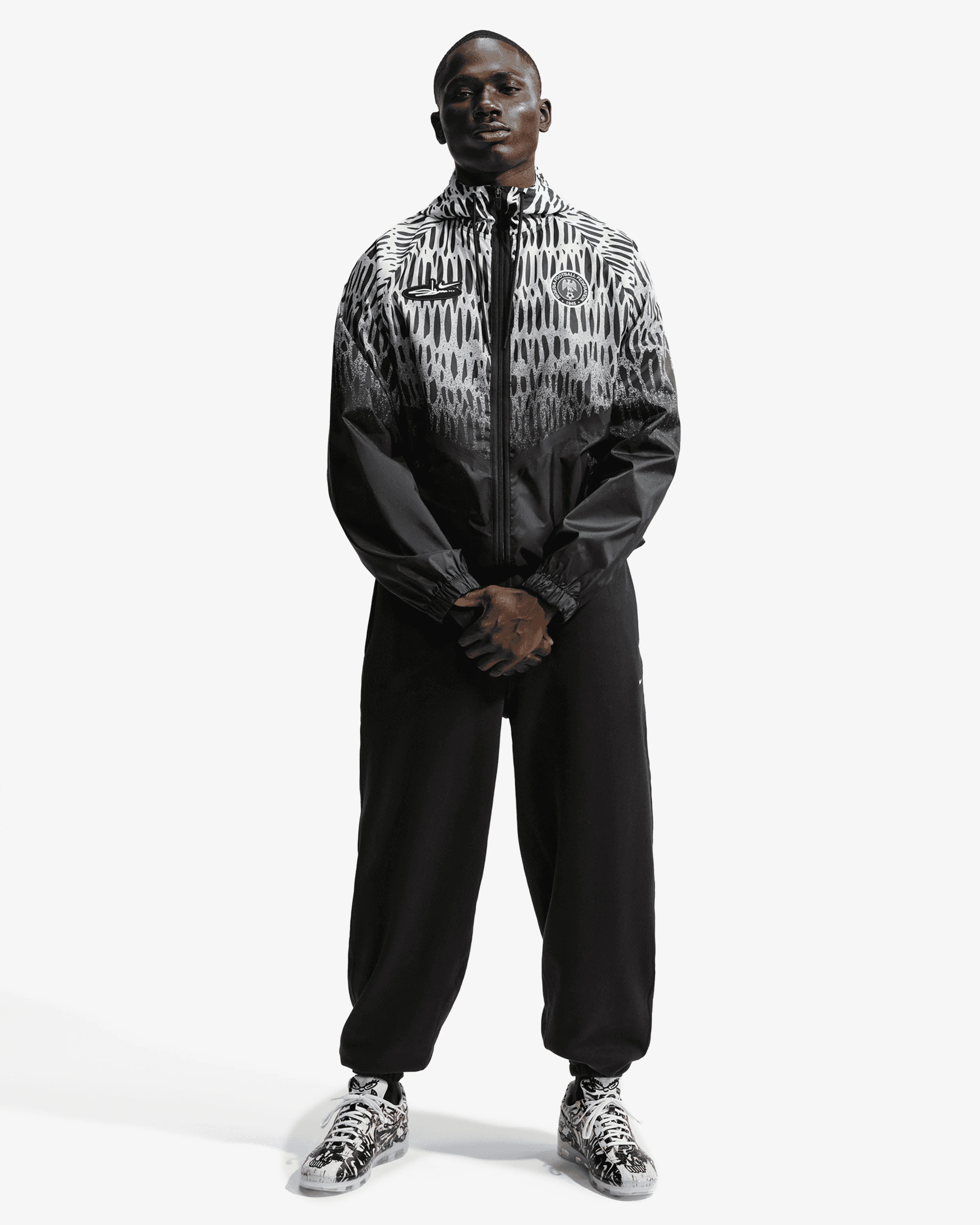Nike - Slawn Nigeria Anthem Jacket - (Black/White)