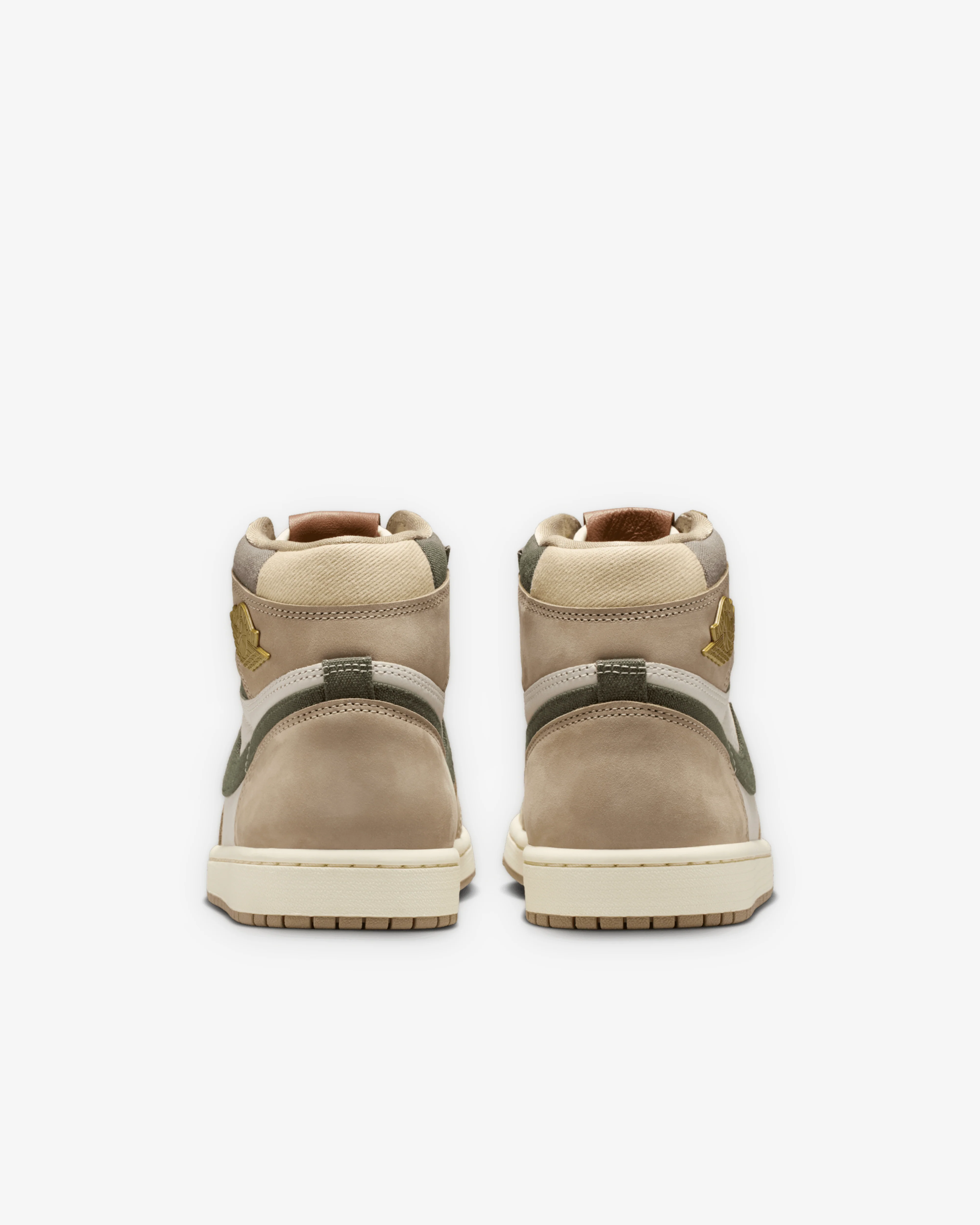 Nike - Women's Air Jordan 1 Retro OG - (Khaki/Sail) - Image 4