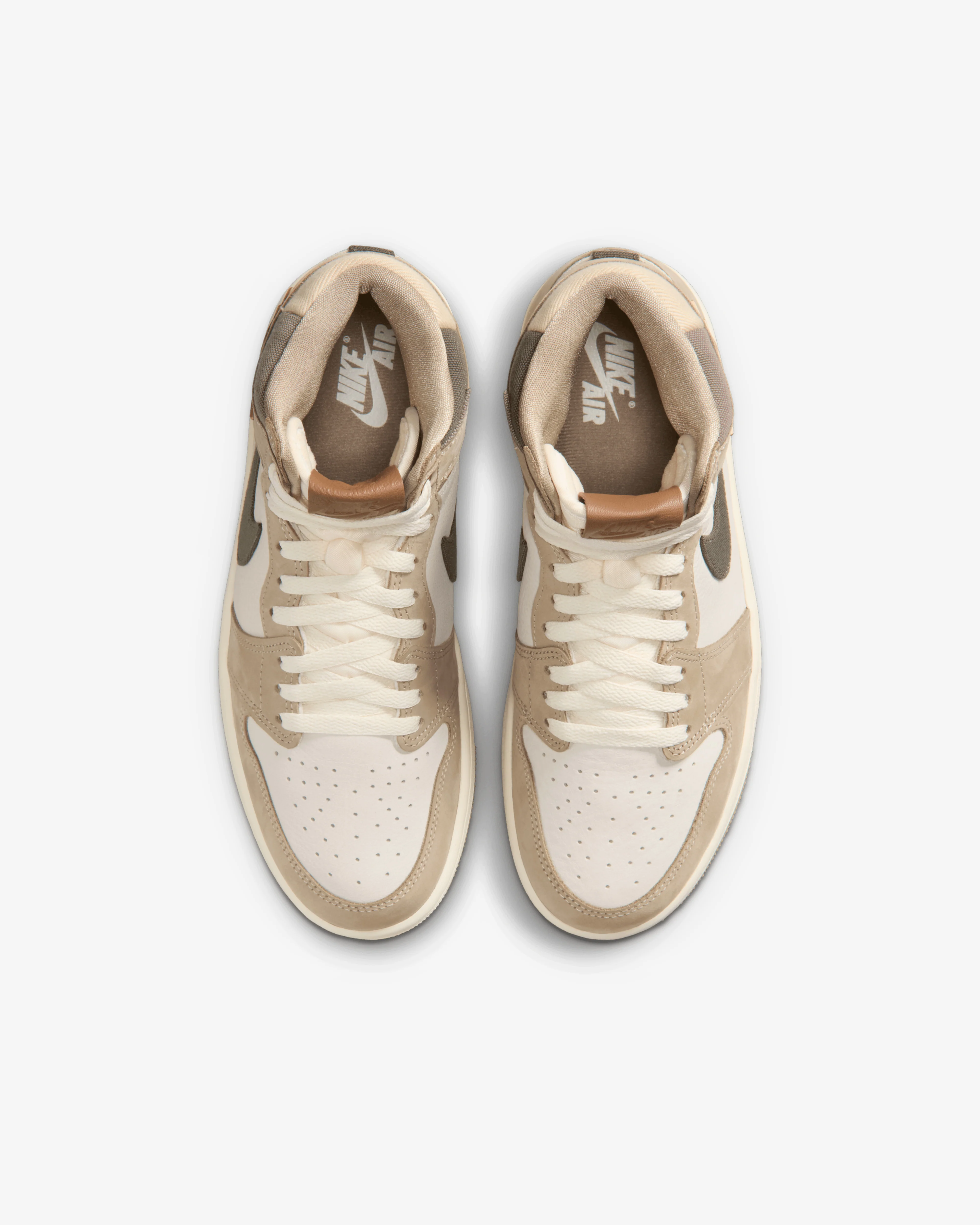 Nike - Women's Air Jordan 1 Retro OG - (Khaki/Sail) - Image 5