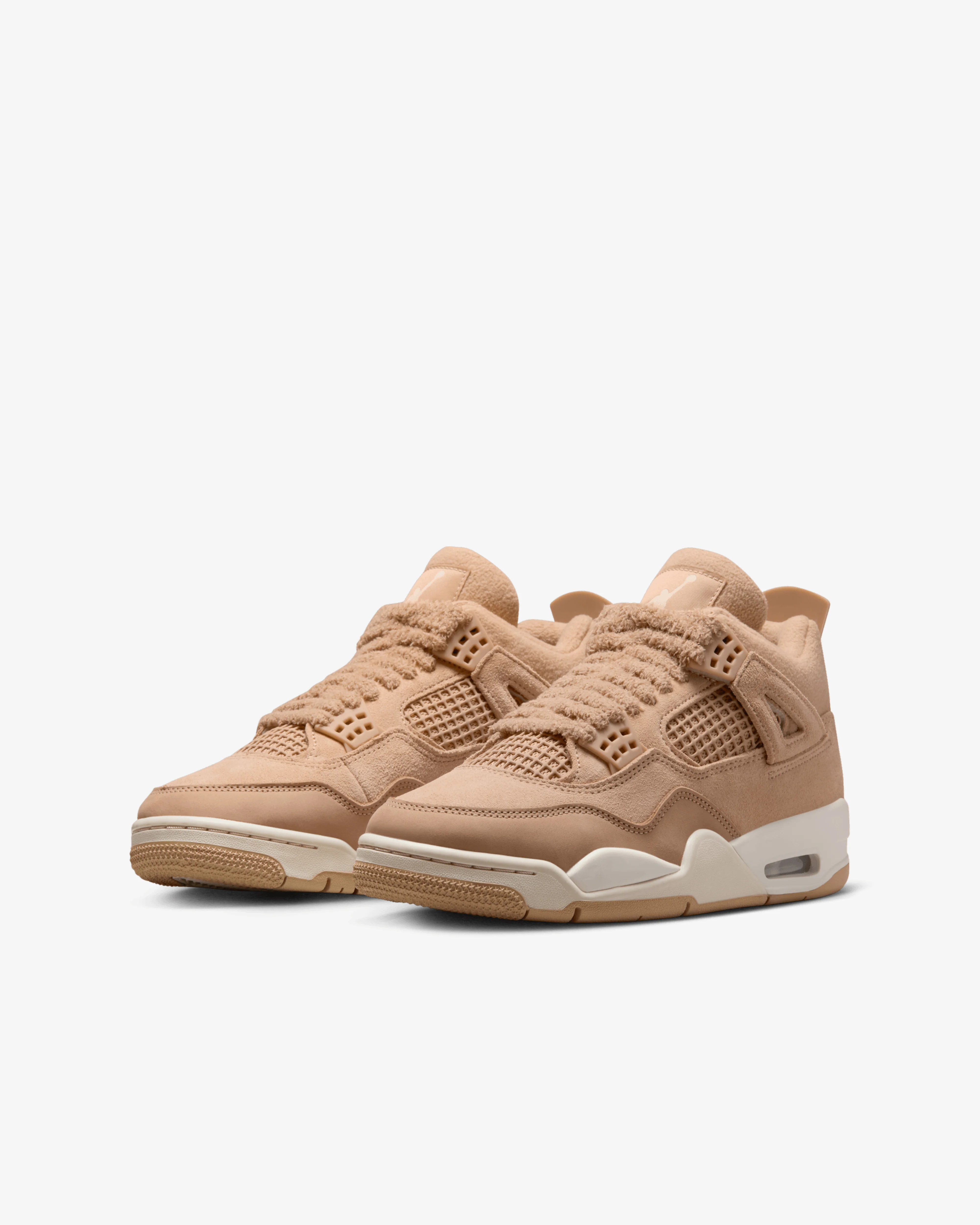 Nike - Women's Air Jordan 4 Retro - (Hemp/LT Orewood) - Image 3