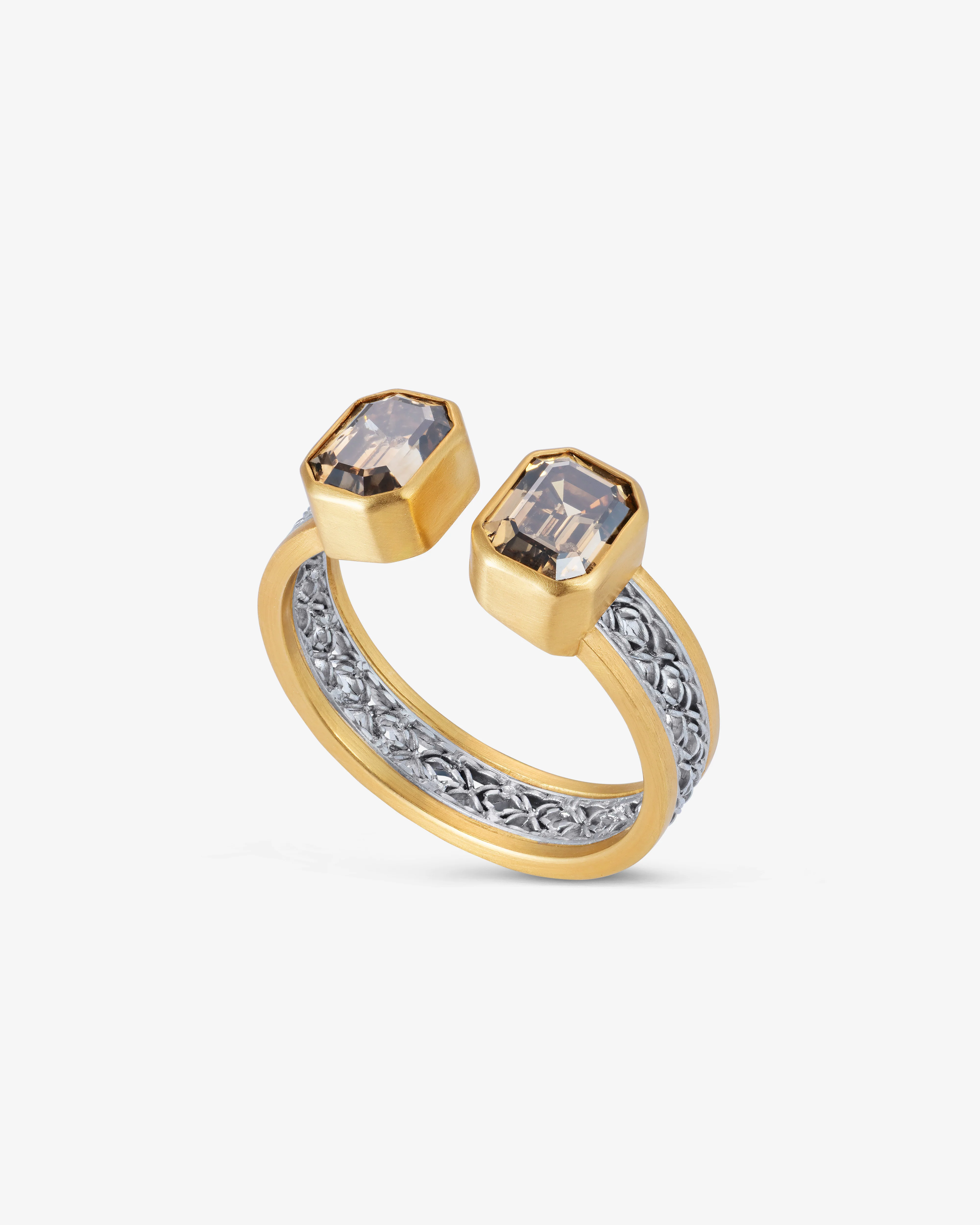 Nikolle Radi - Duo Diamond Ring - (Yellow Gold) - Image 2