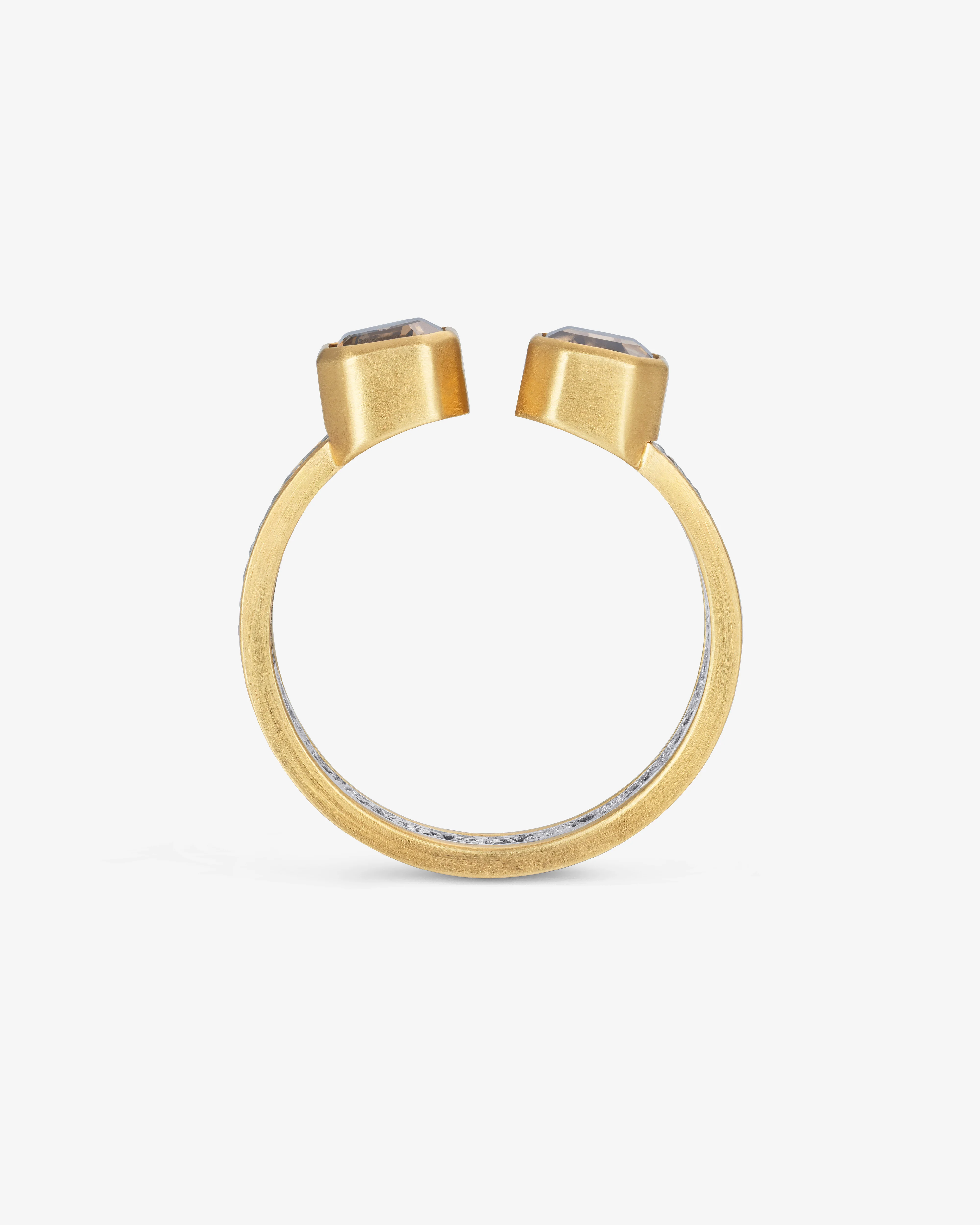 Nikolle Radi - Duo Diamond Ring - (Yellow Gold) - Image 3