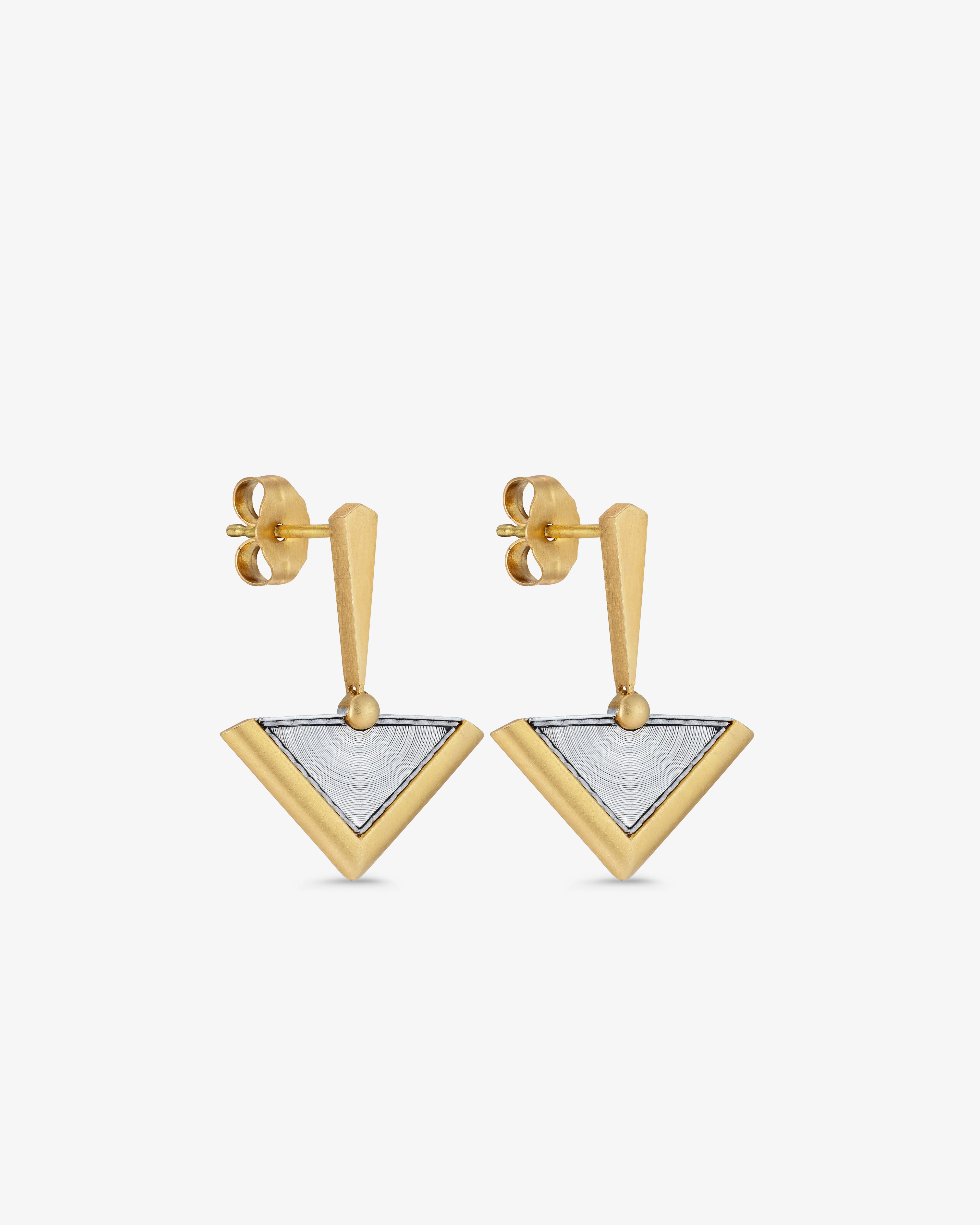 Nikolle Radi - Triangle Earrings - (Multi) - Image 5