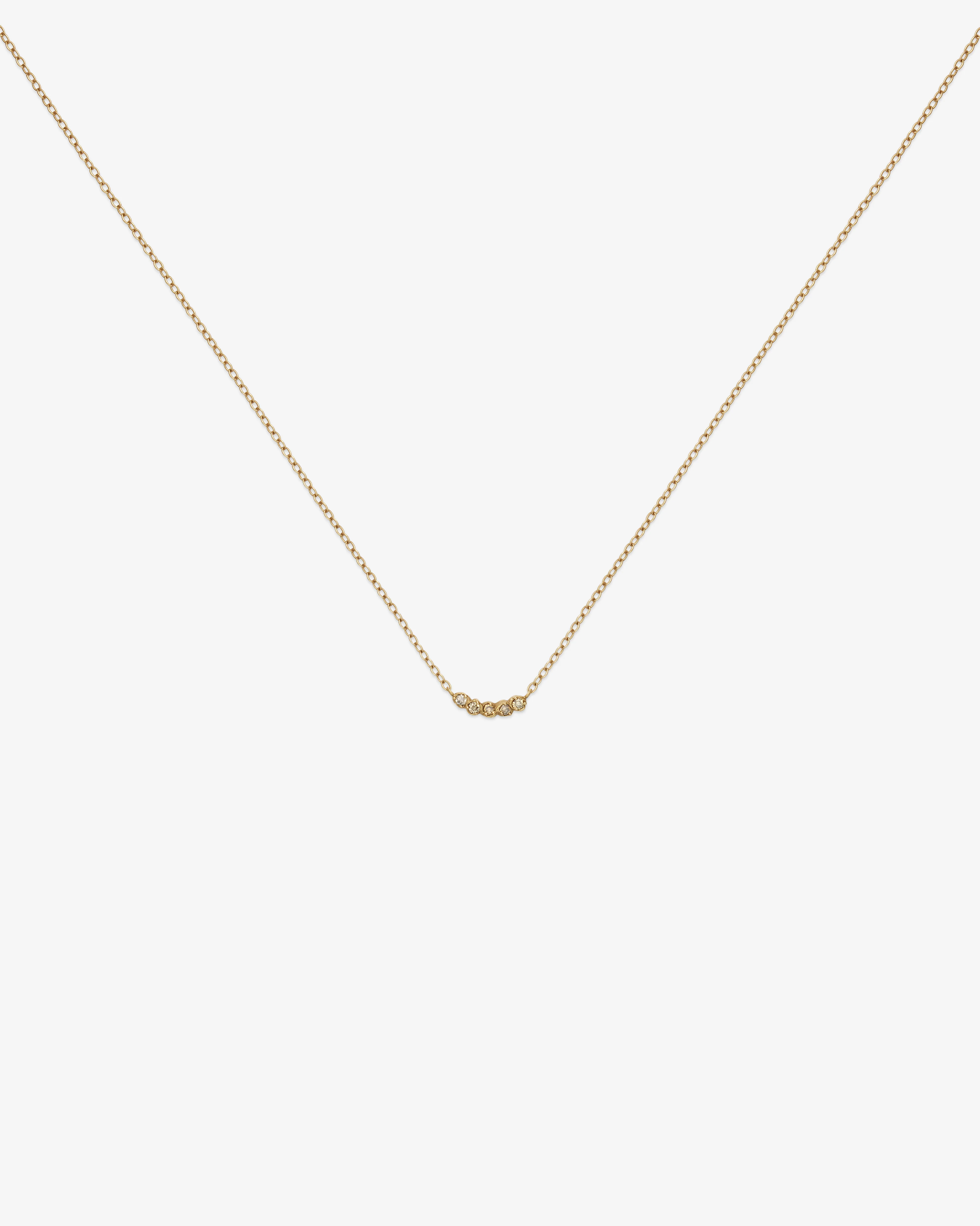 Noguchi Bijoux - Diamond Necklace - (Yellow Gold) - Image 2