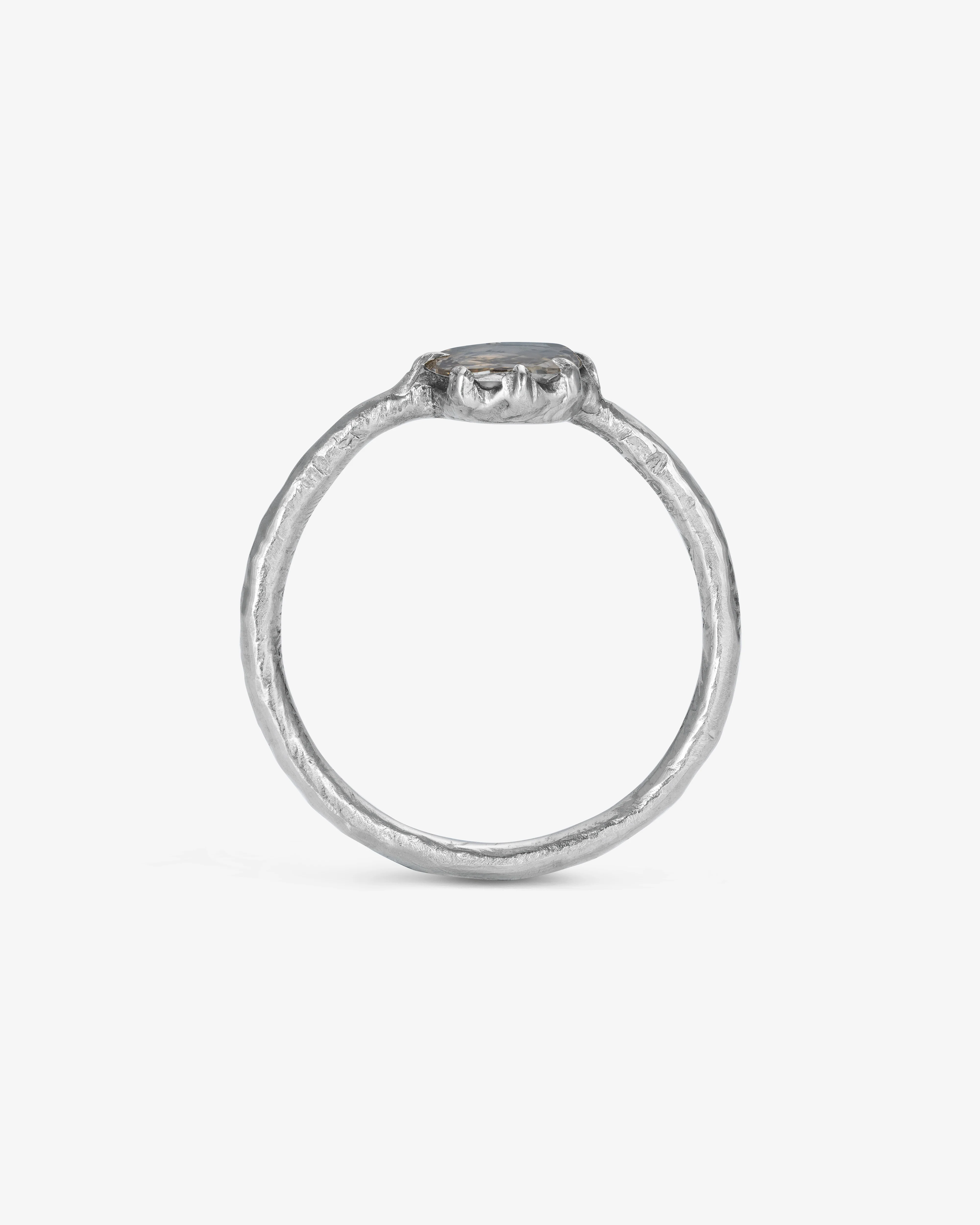 Noguchi Bijoux - Rose Cut Diamond Ring - (White Gold) - Image 3