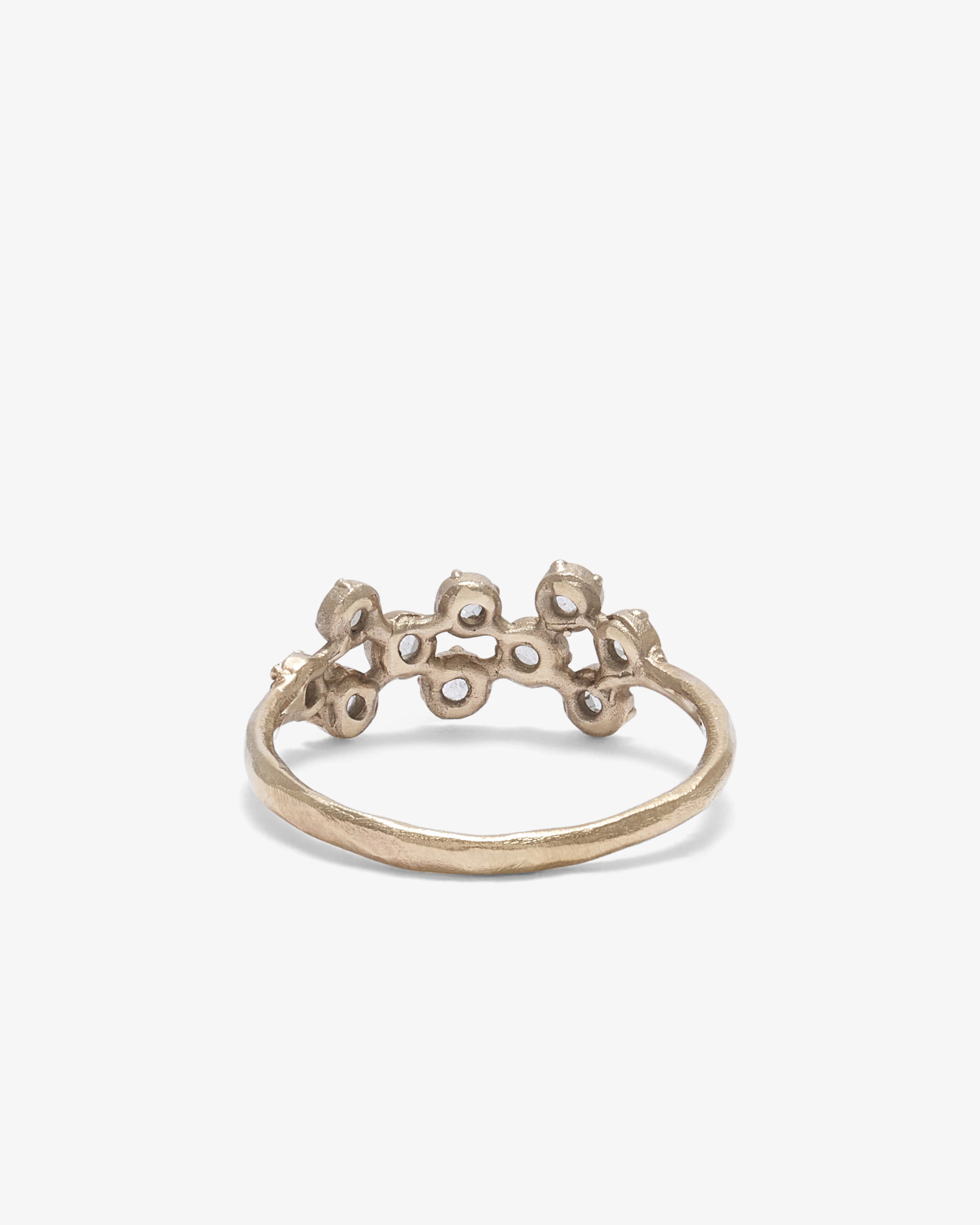 Noguchi Bijoux - 10 Diamond Cluster Ring - (White Gold) - Image 3