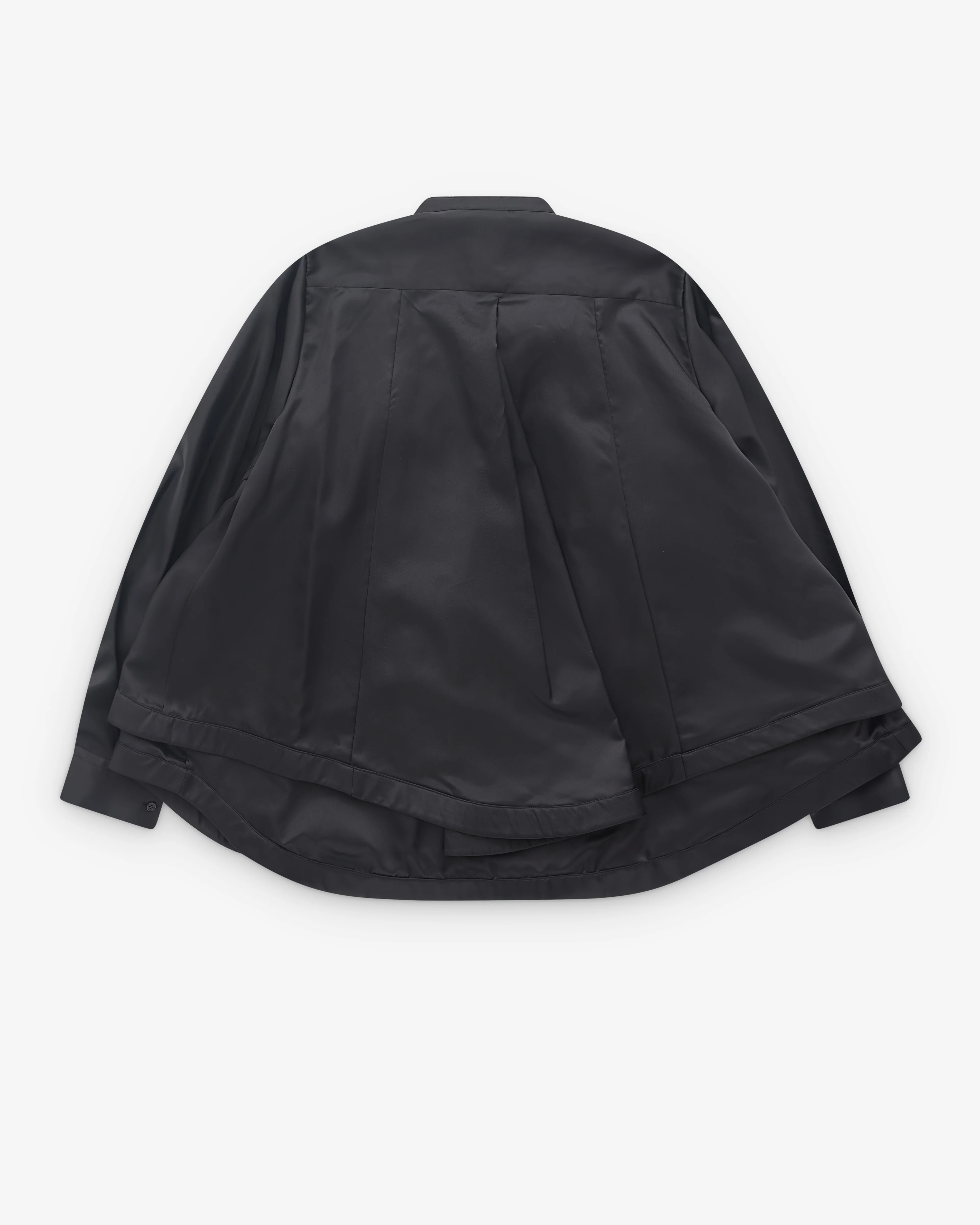 Noir Kei Ninomiya - Women's Double Layer Collarless Blouse - (Black) - Image 2