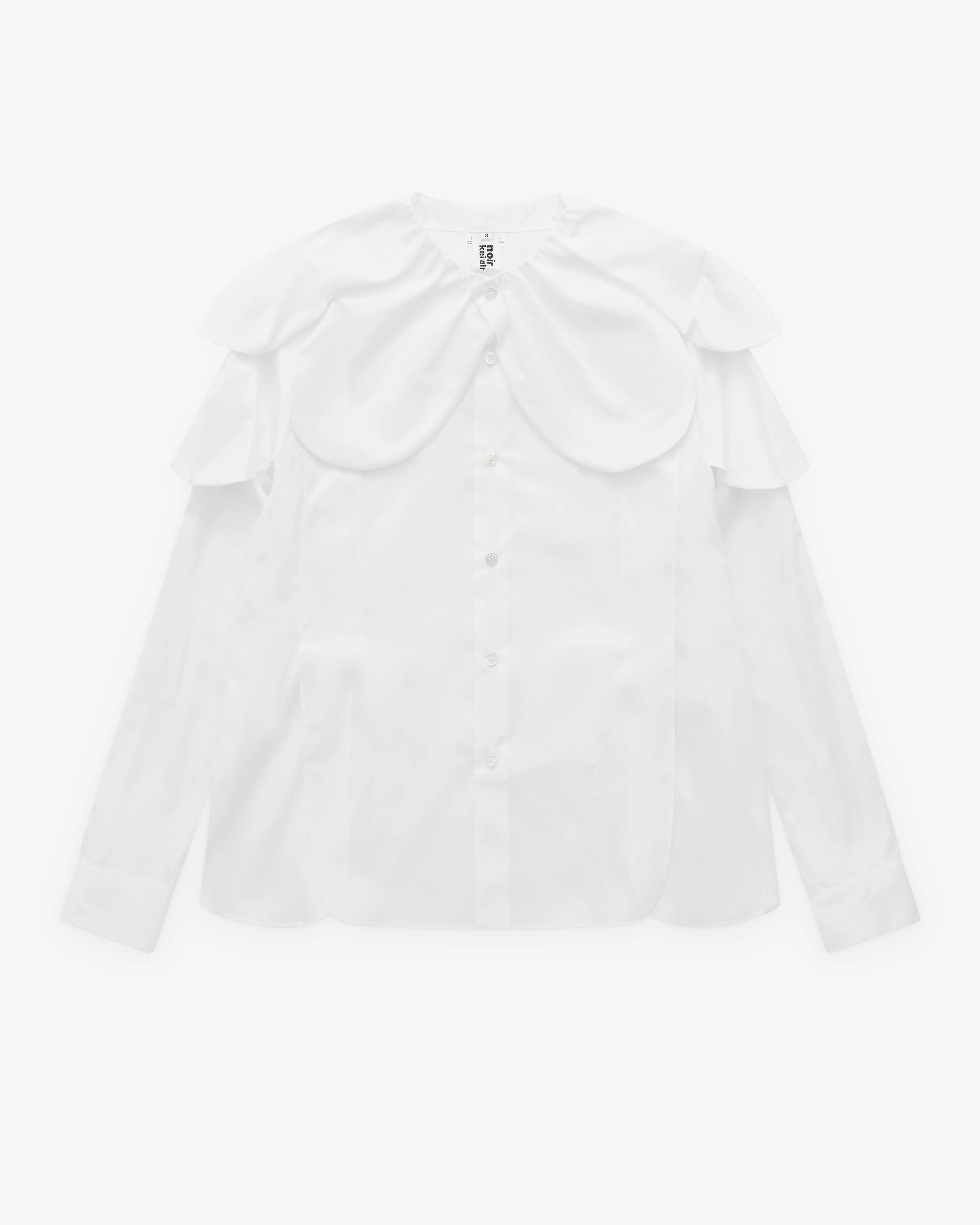 Noir Kei Ninomiya - Women’s Petal Collar Shirt - (White)