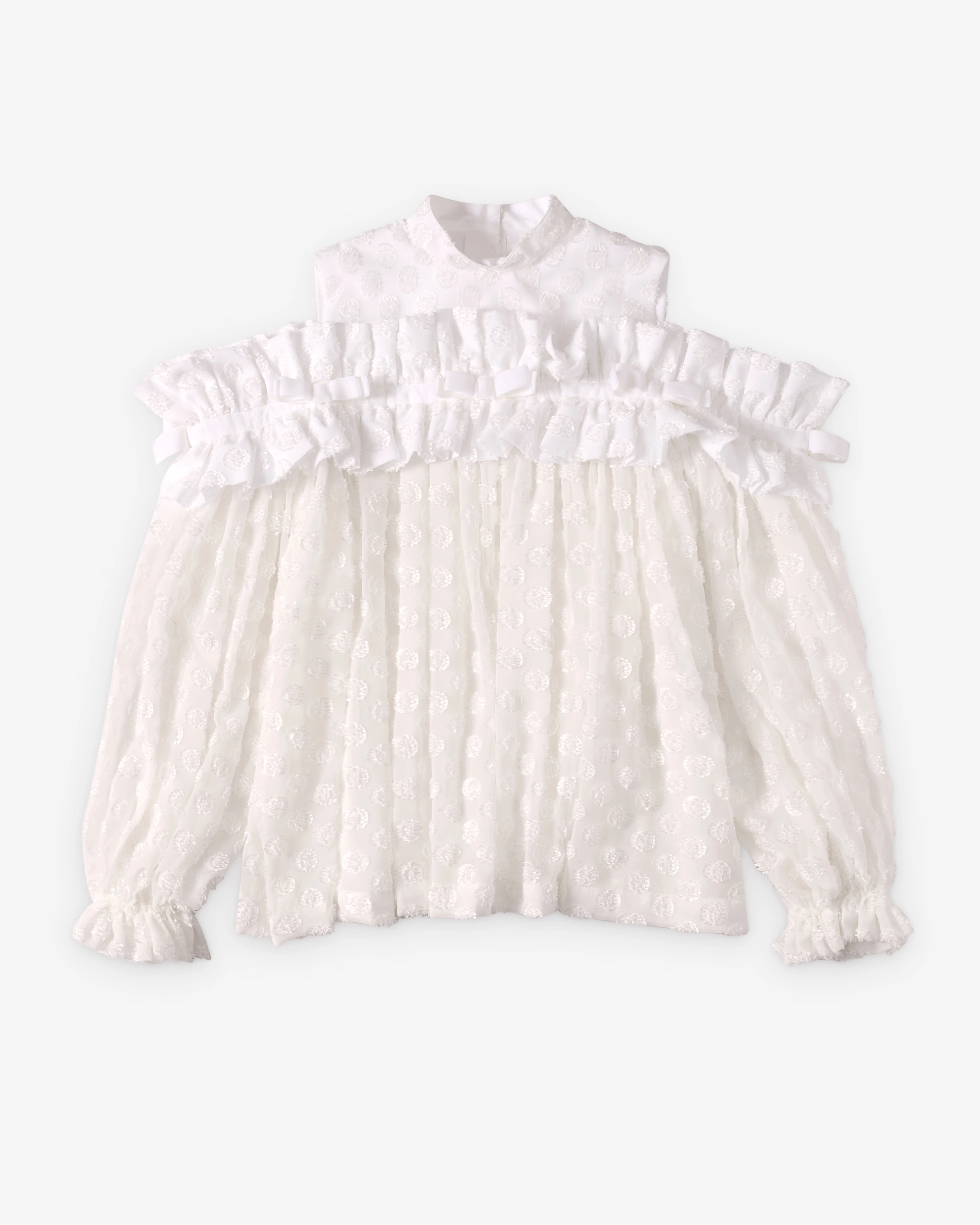 Noir Kei Ninomiya - Women's Ruffle Blouse - (White)