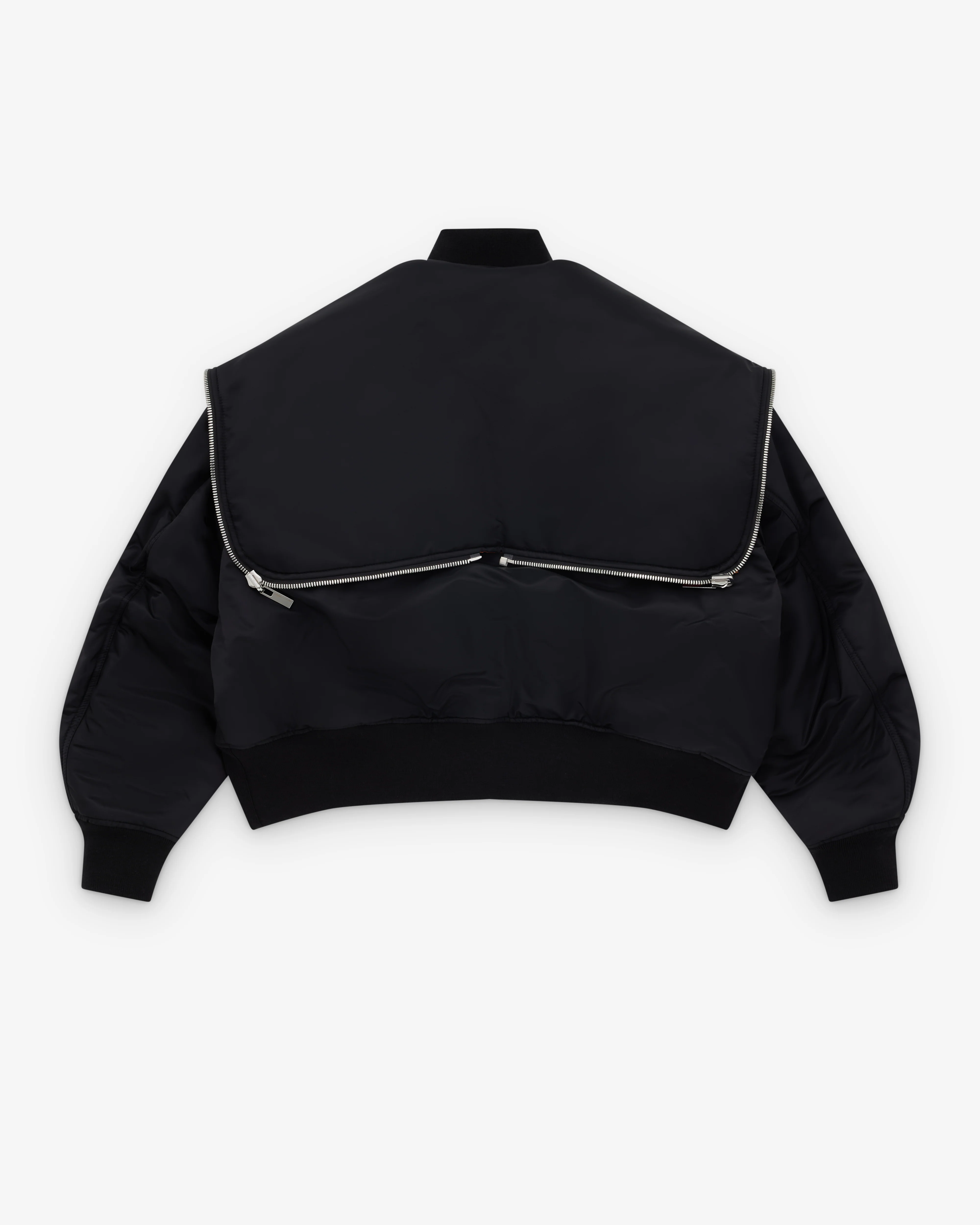 Noir Kei Ninomiya - Women’s Zip Hood Bomber Jacket - (Black) - Image 2